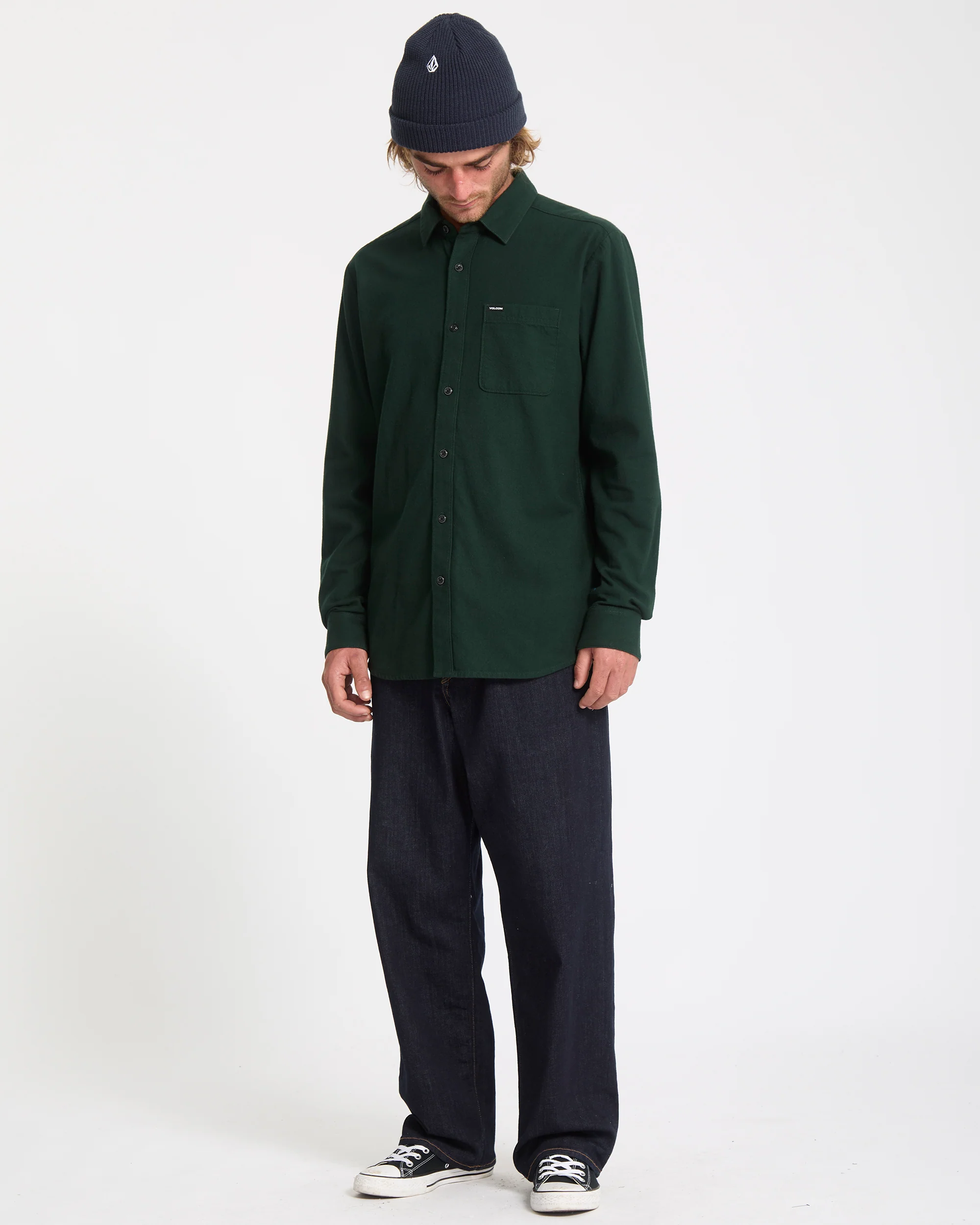 Caden Solid Shirt - Scarab - Image 5