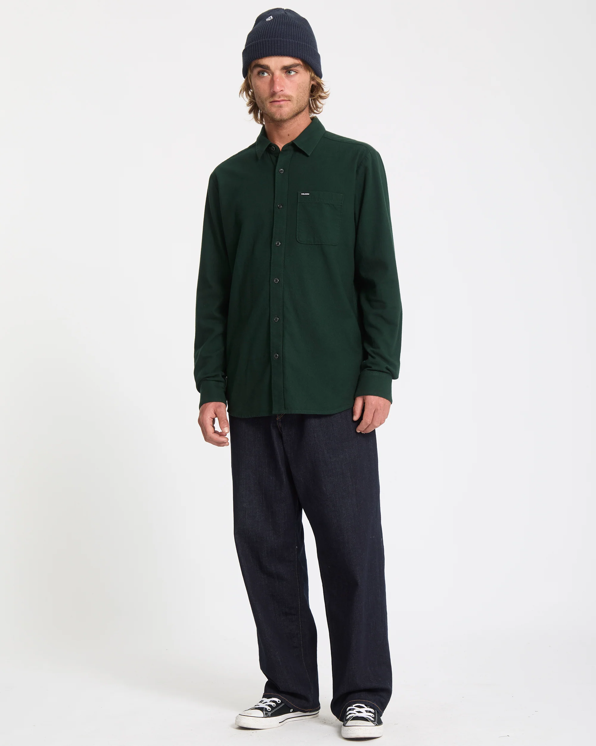 Caden Solid Shirt - Scarab - Image 7