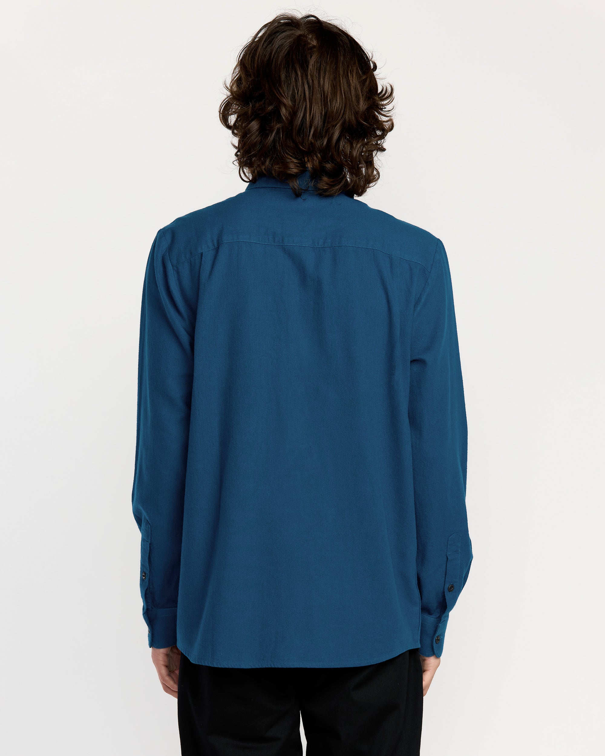 Caden Solid Shirt - Cosmic Blue - Image 2