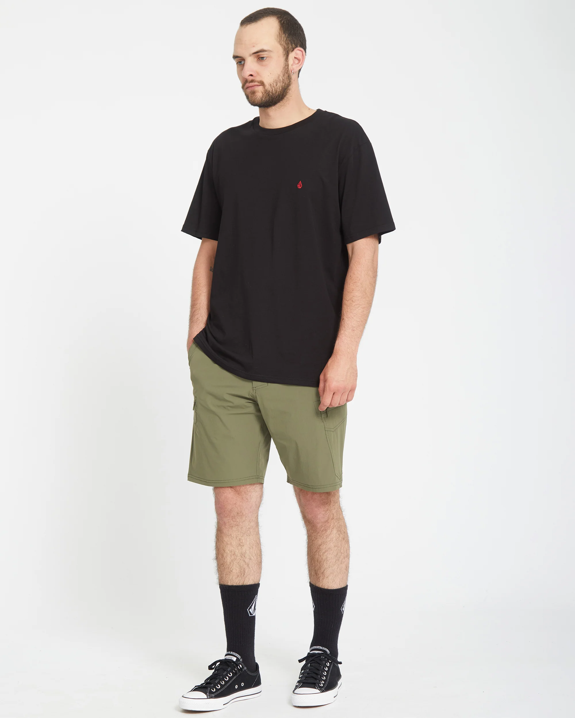 Cashed In Cargo 20" Hybrid Short - WINTERMOSS - Image 5