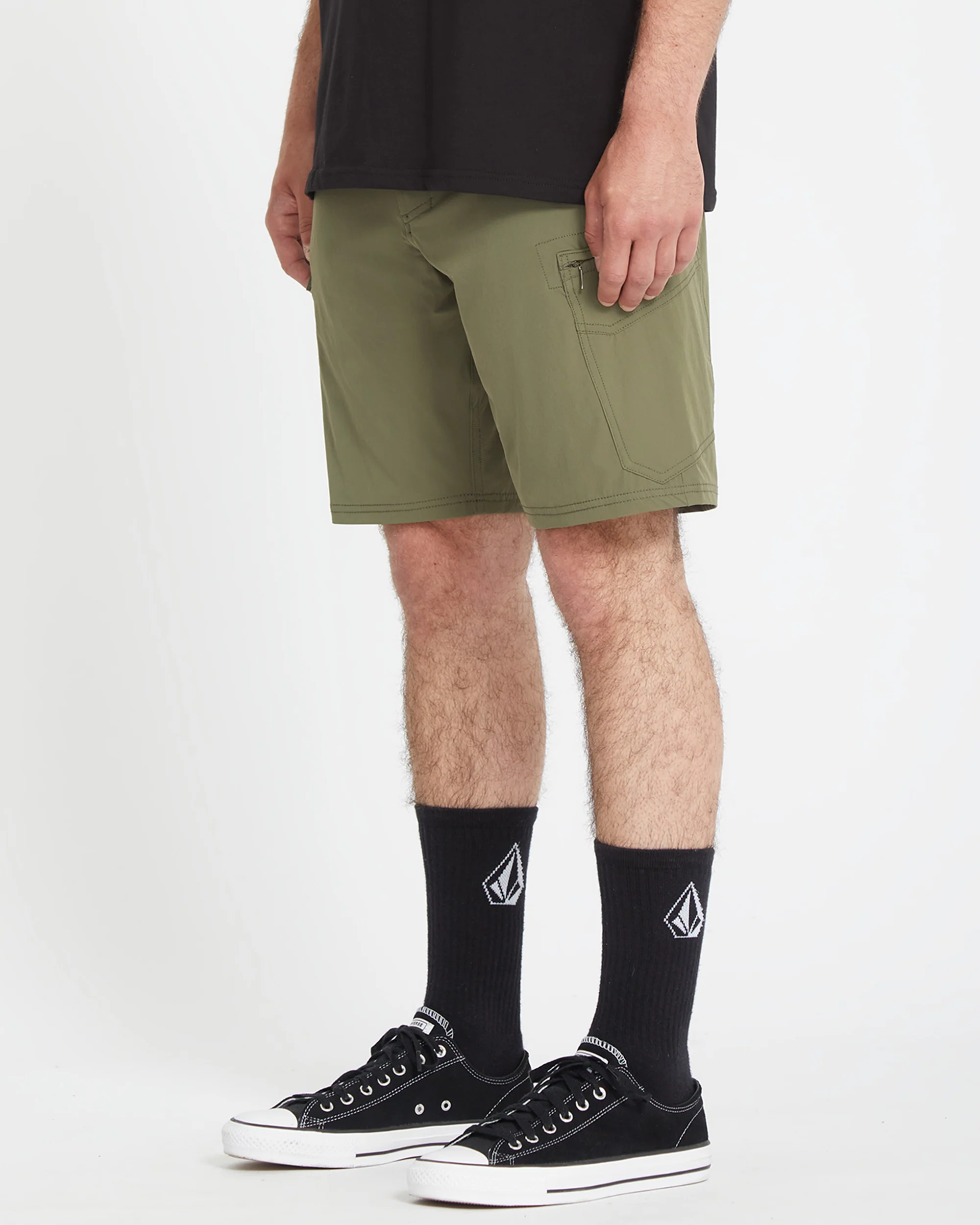 Cashed In Cargo 20" Hybrid Short - WINTERMOSS - Image 6