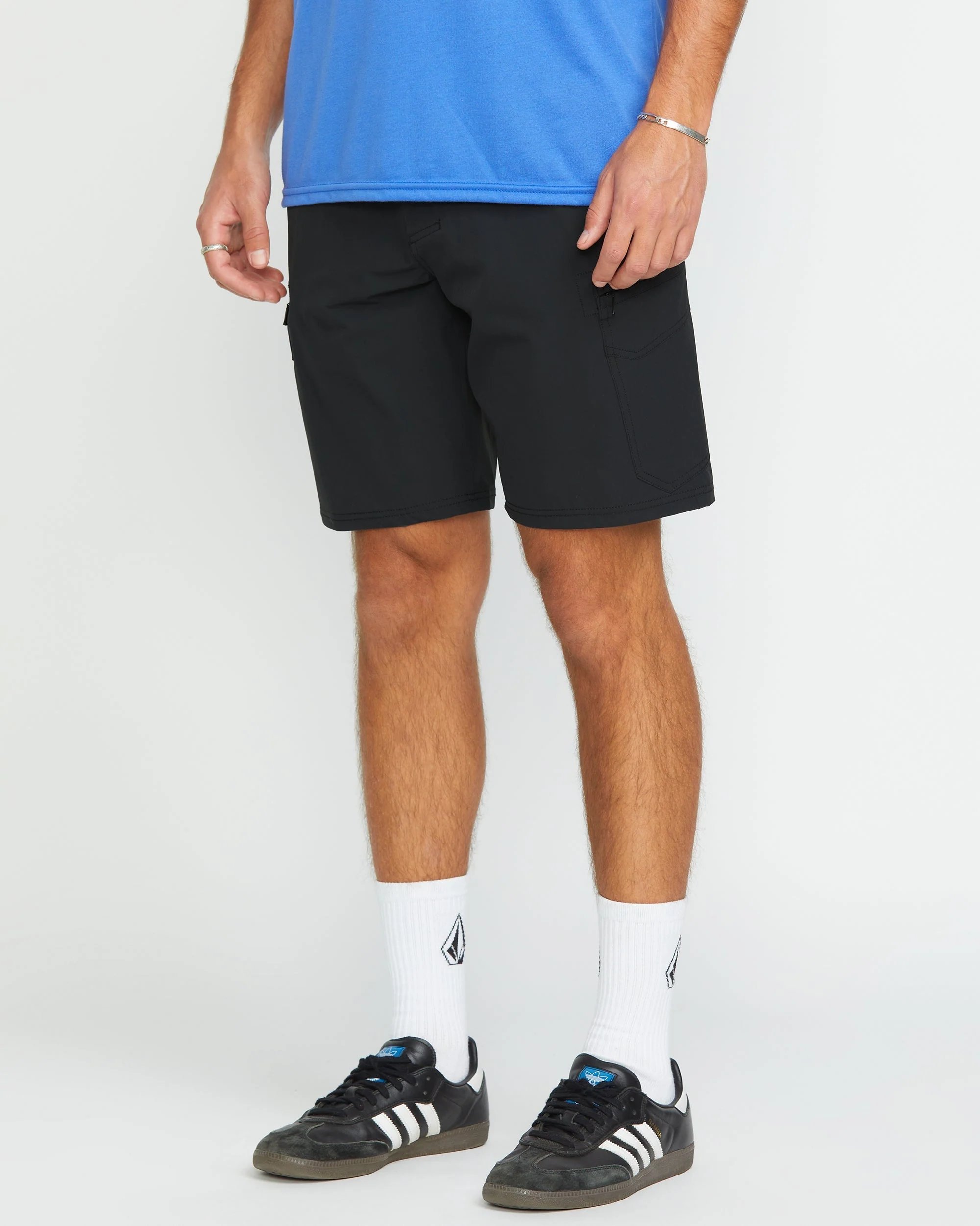 Cashed In Cargo 20" Hybrid Short - Black - Image 6