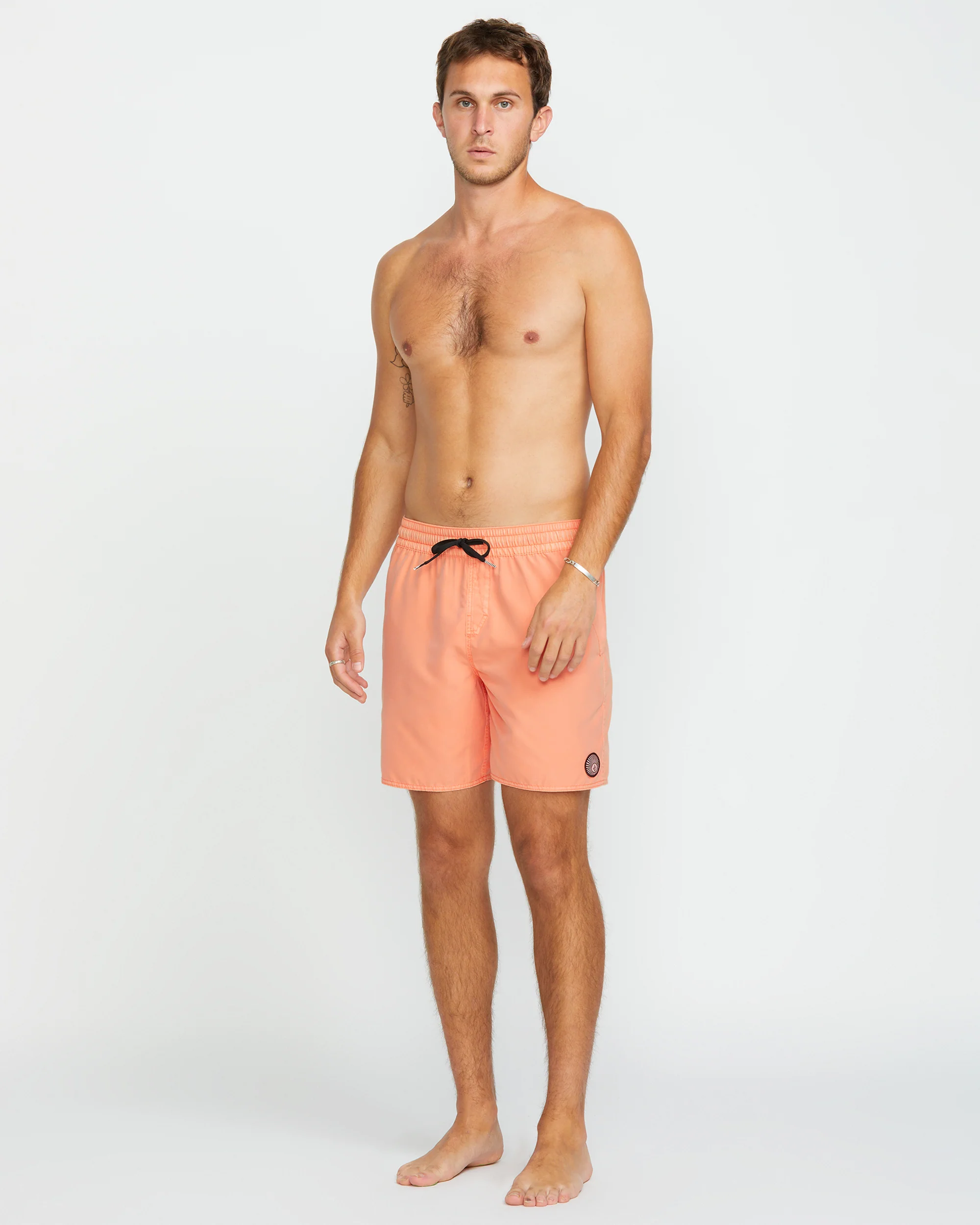 Center Trunk 17" Boardshort - PALE PEACH - Image 6