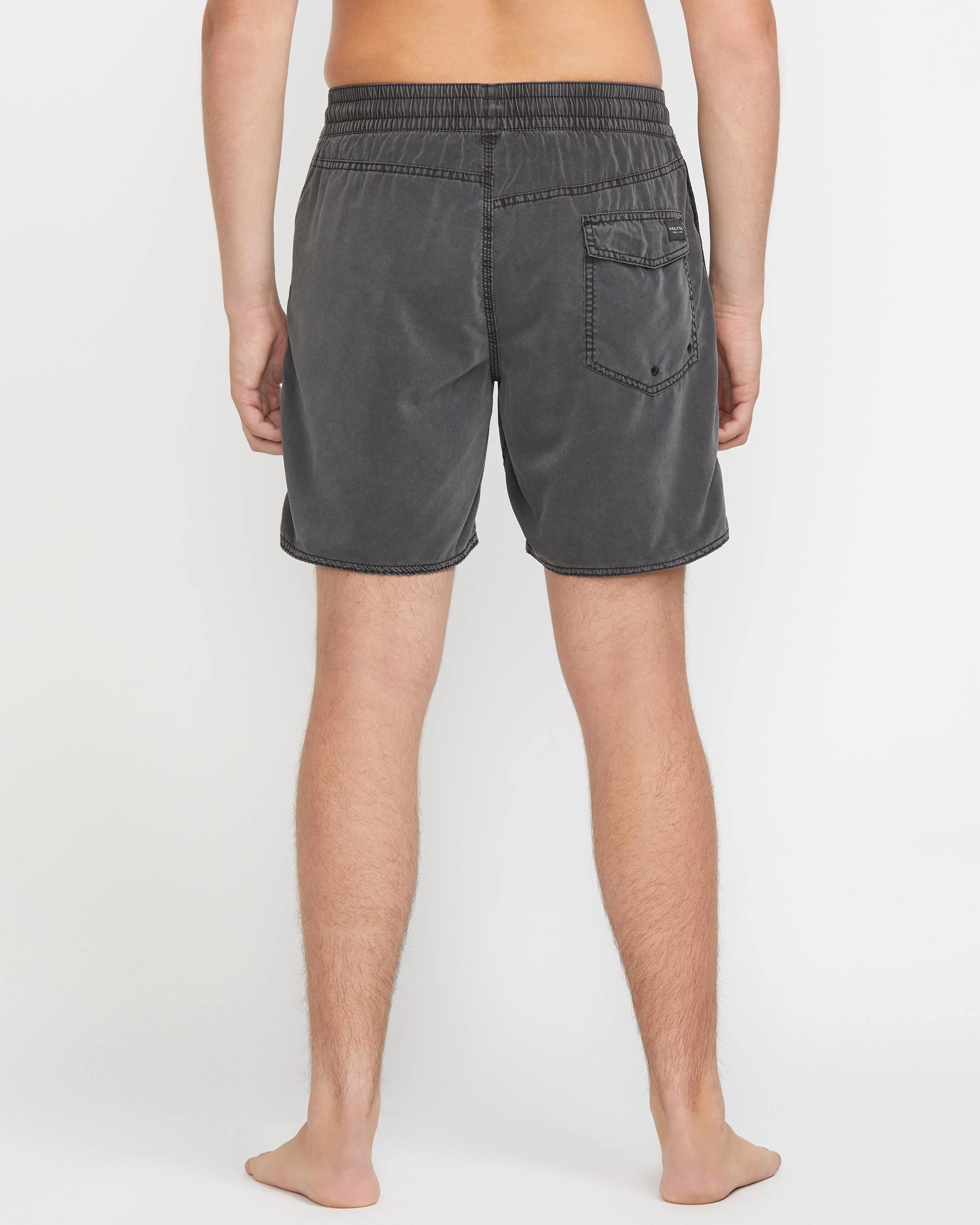 Center Trunk 17" Boardshort - Black - Image 2