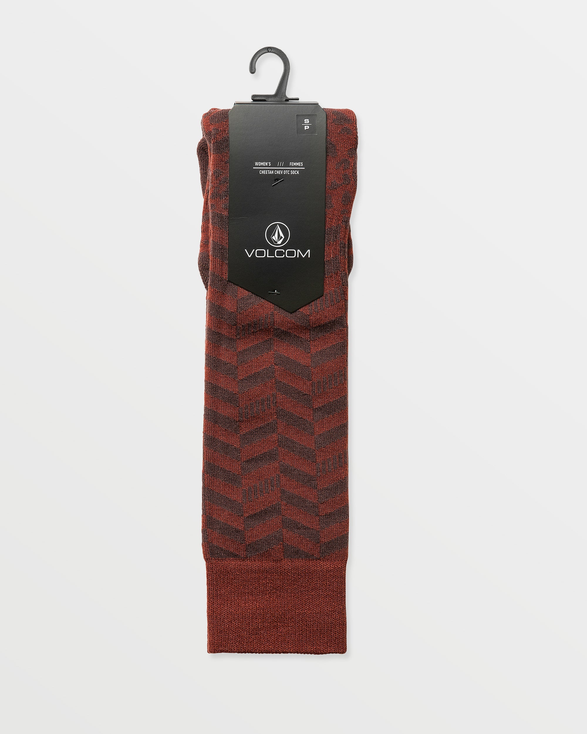 Cheetah Chev Otc Socks - Henna - Image 2