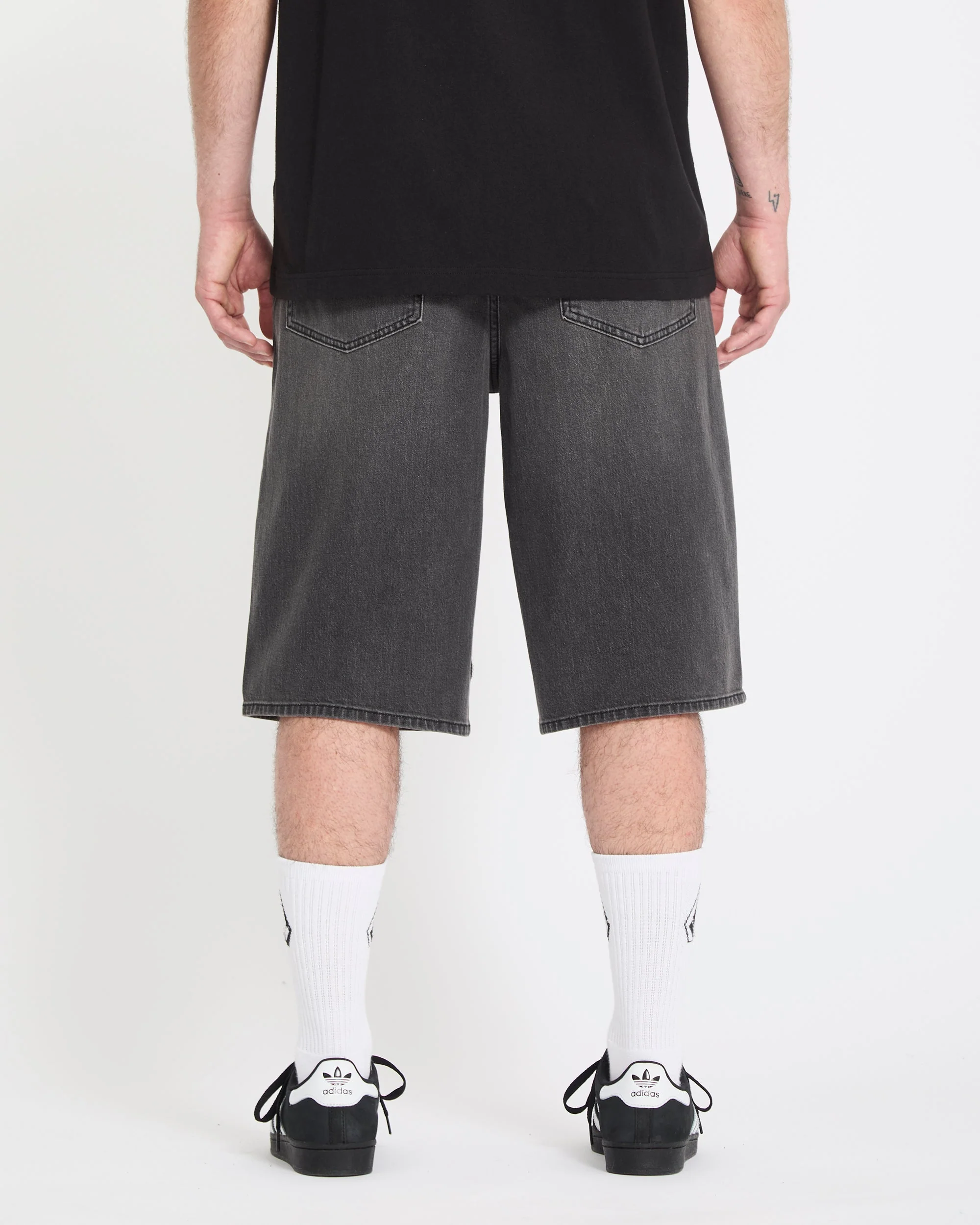 Chillow 24" Denim Short - Black Grey - Image 2