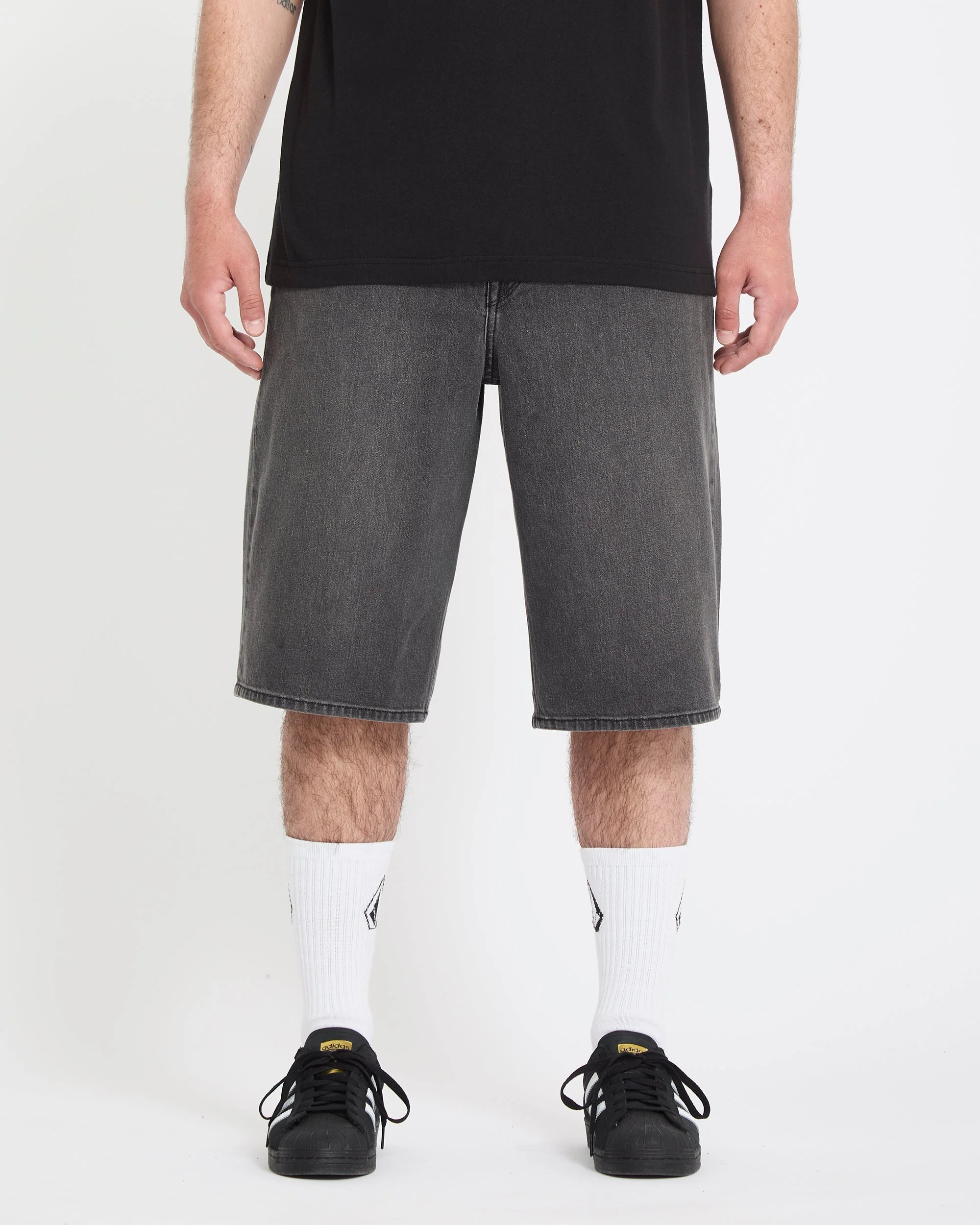 Chillow 24" Denim Short - Black Grey - Image 3