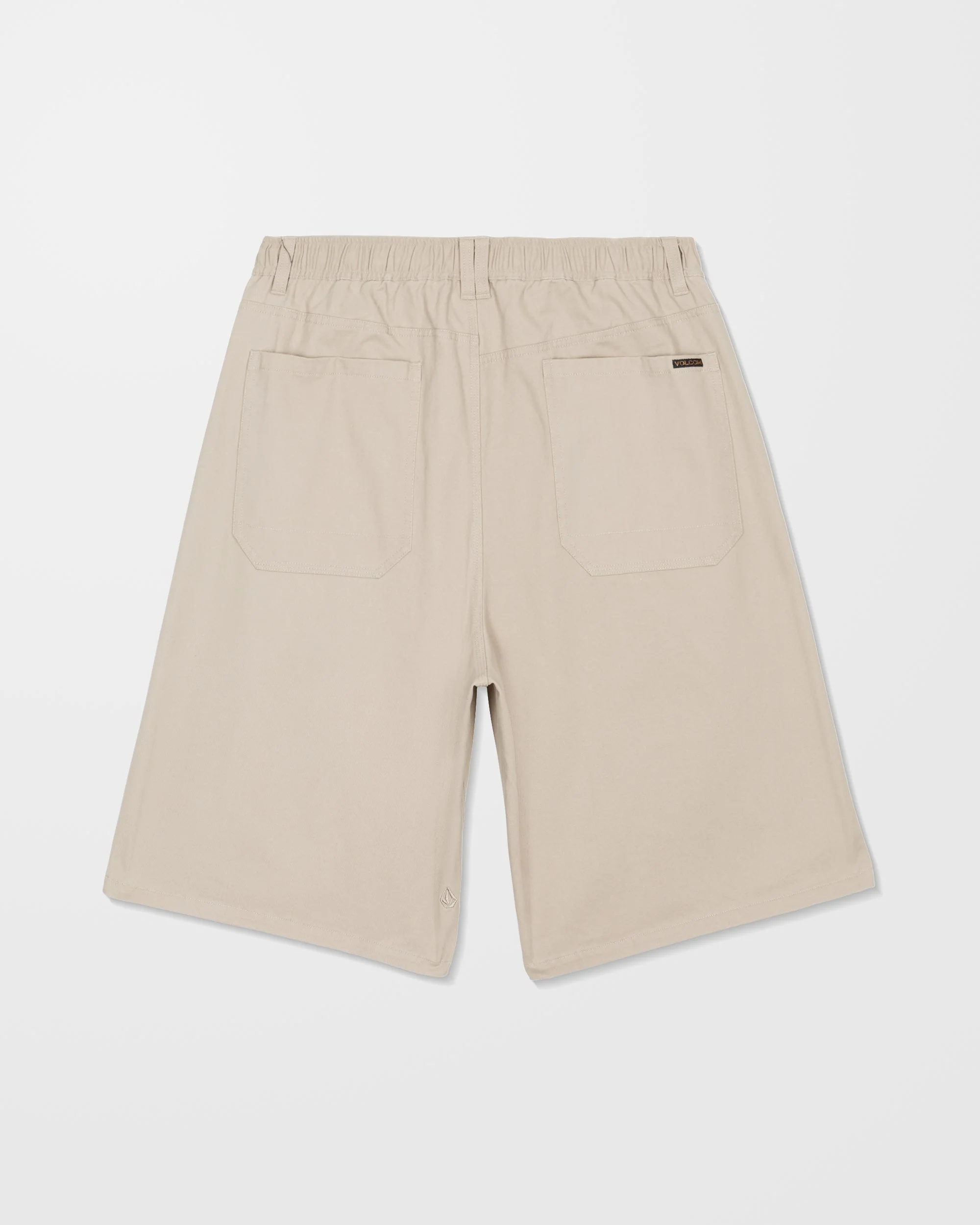 Chillow Pleat 24" Elasticated Waist Chino Short - Light Khaki - Image 11