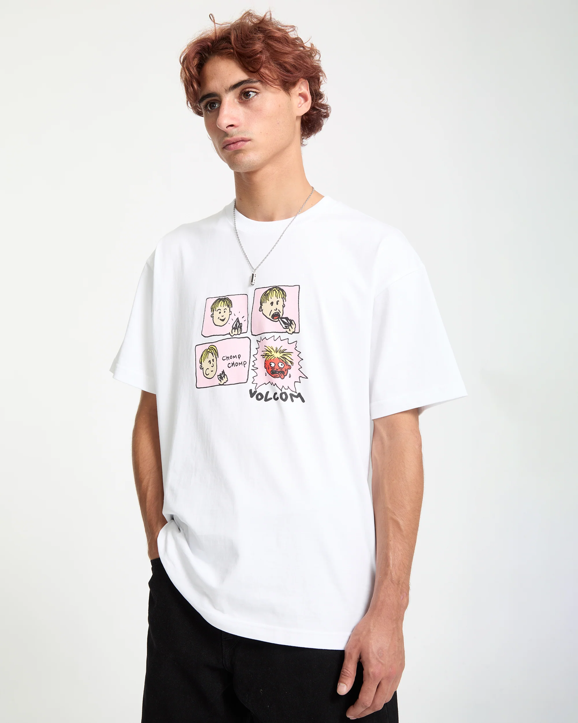 Chomp Chomp T-Shirt - White - Image 4