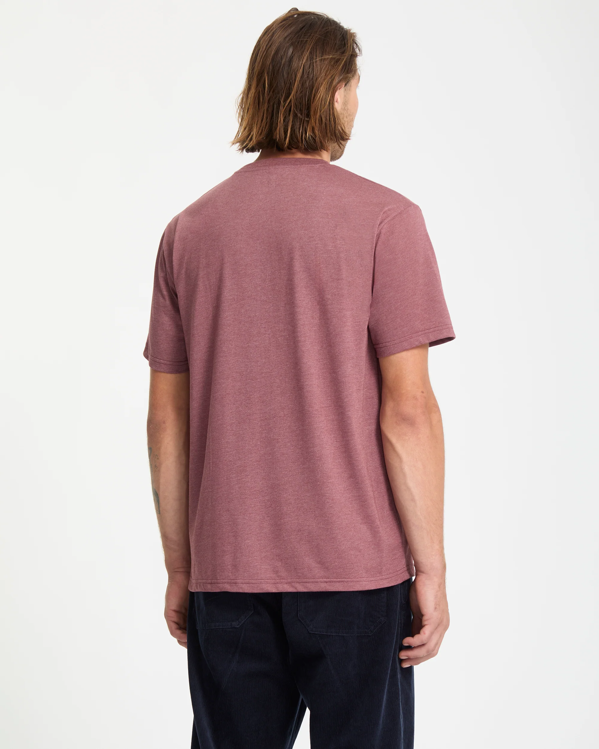 Circle Blanks T-Shirt - Merlot - Image 2