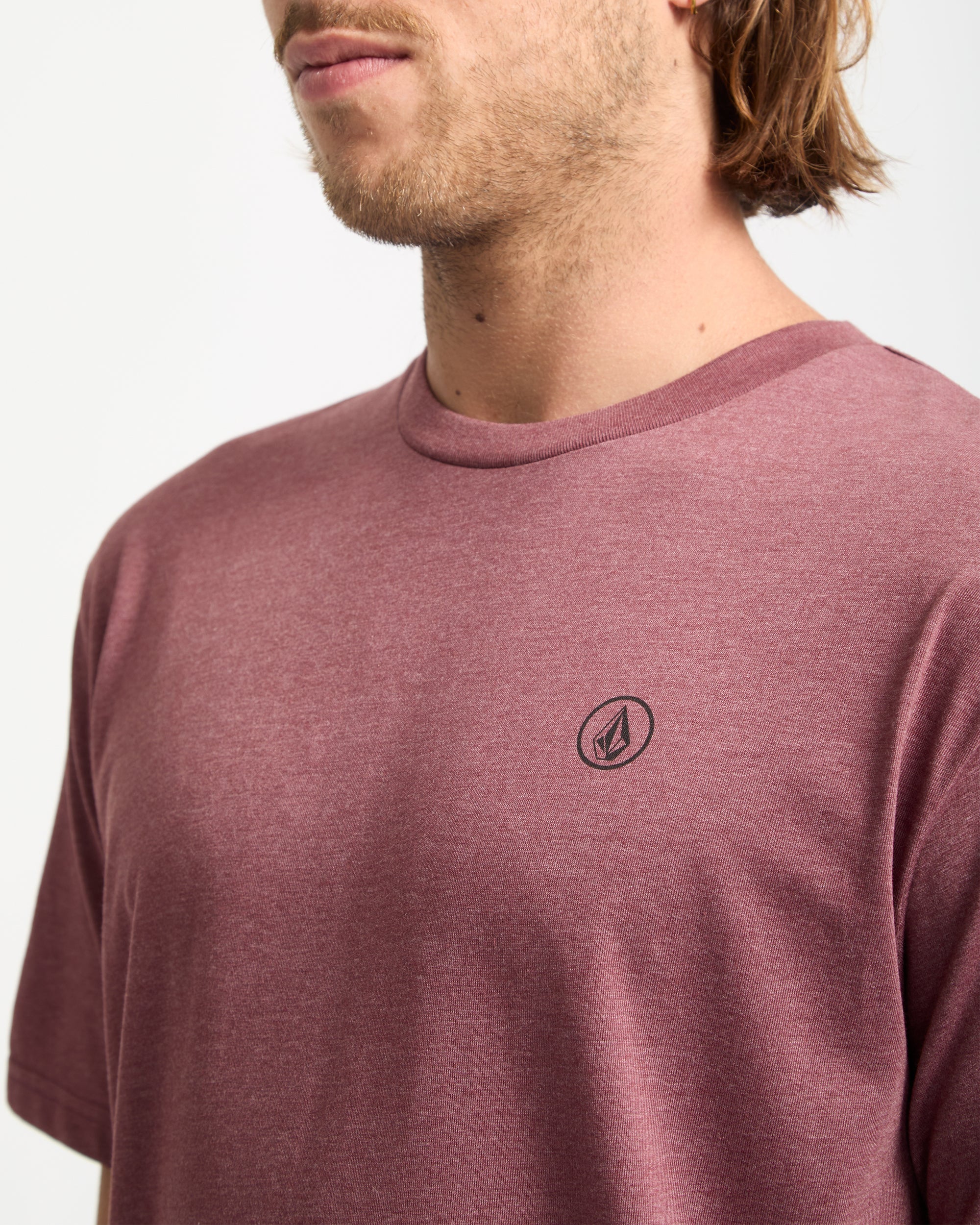 Circle Blanks T-Shirt - Merlot - Image 3