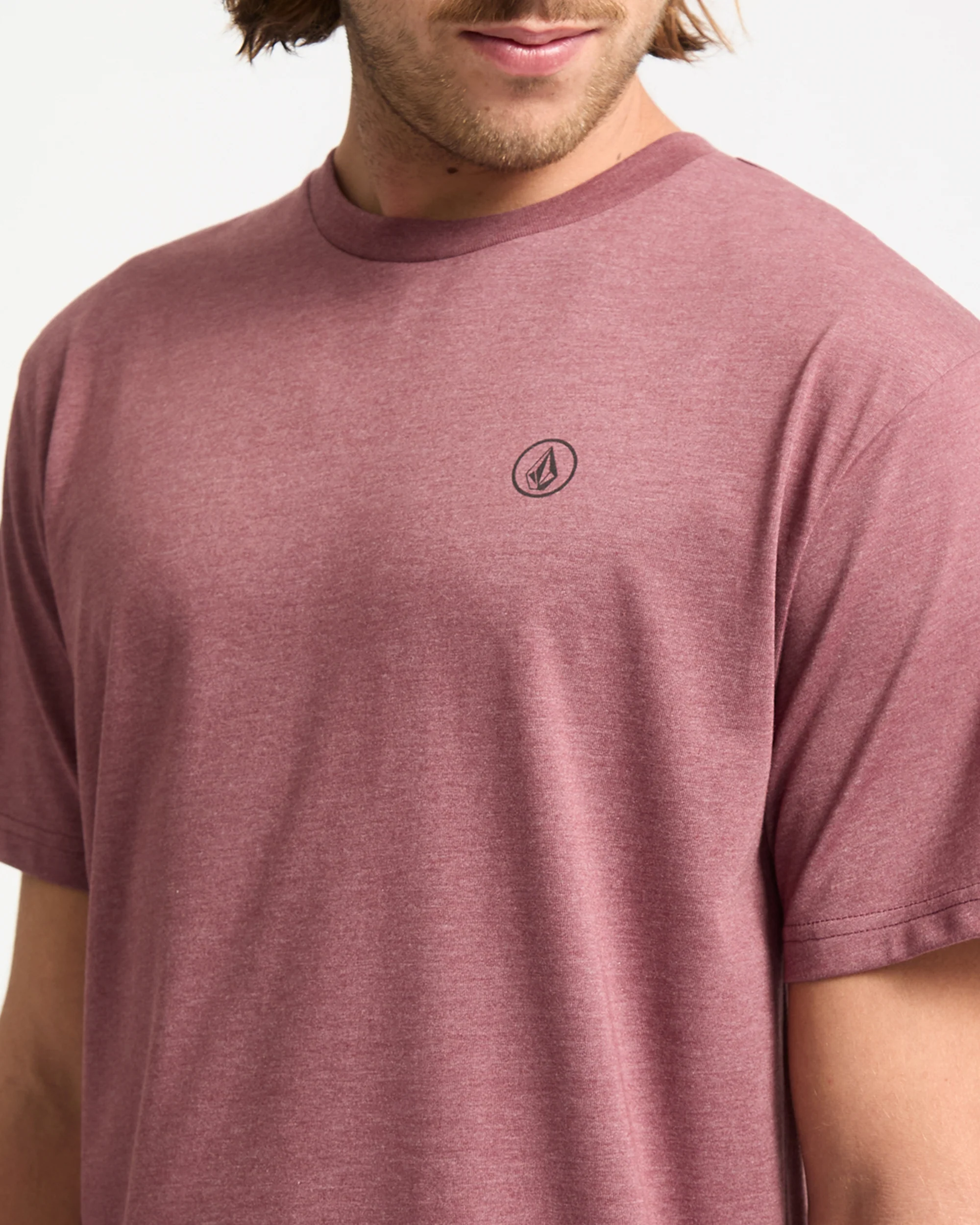 Circle Blanks T-Shirt - Merlot - Image 4