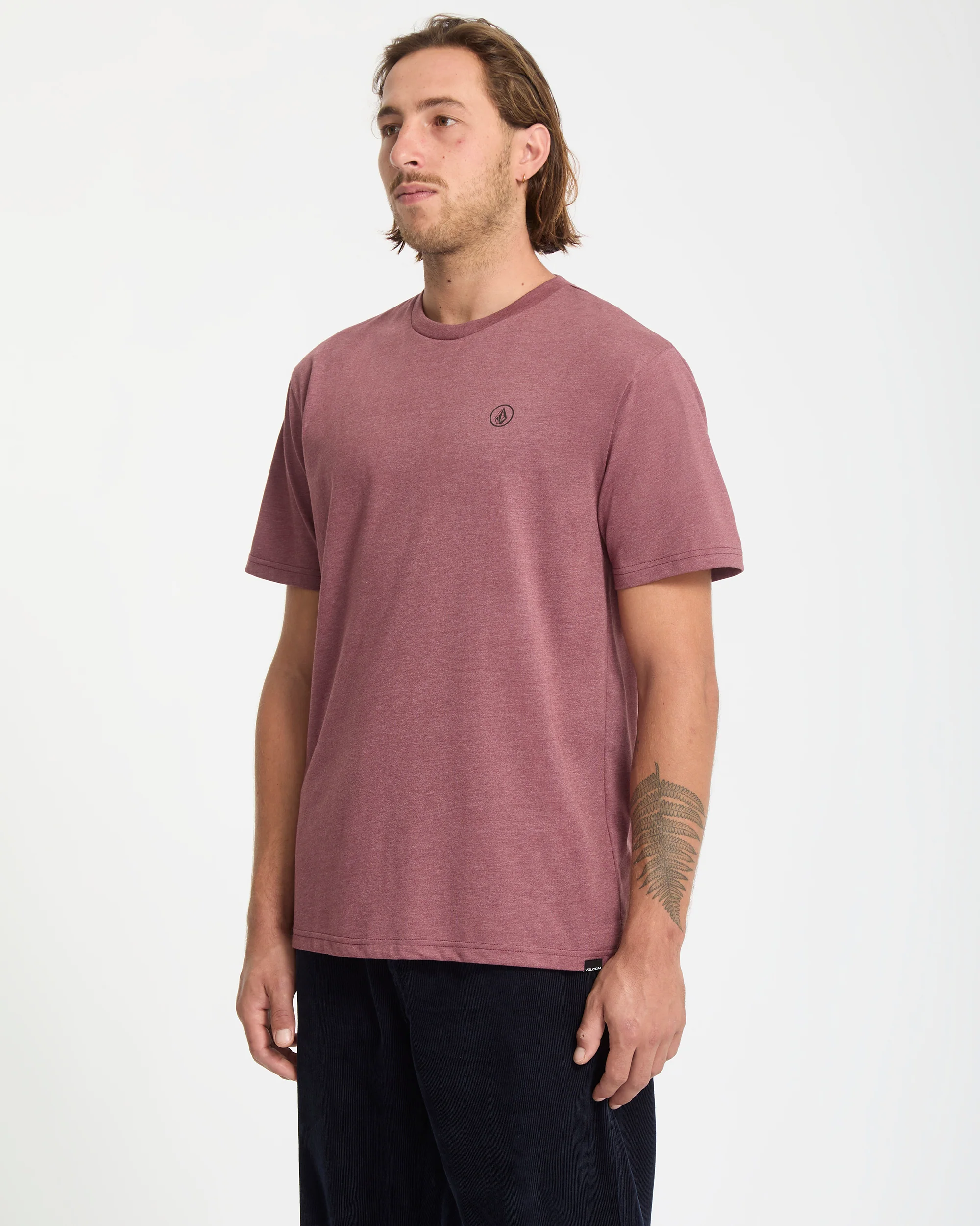 Circle Blanks T-Shirt - Merlot - Image 6