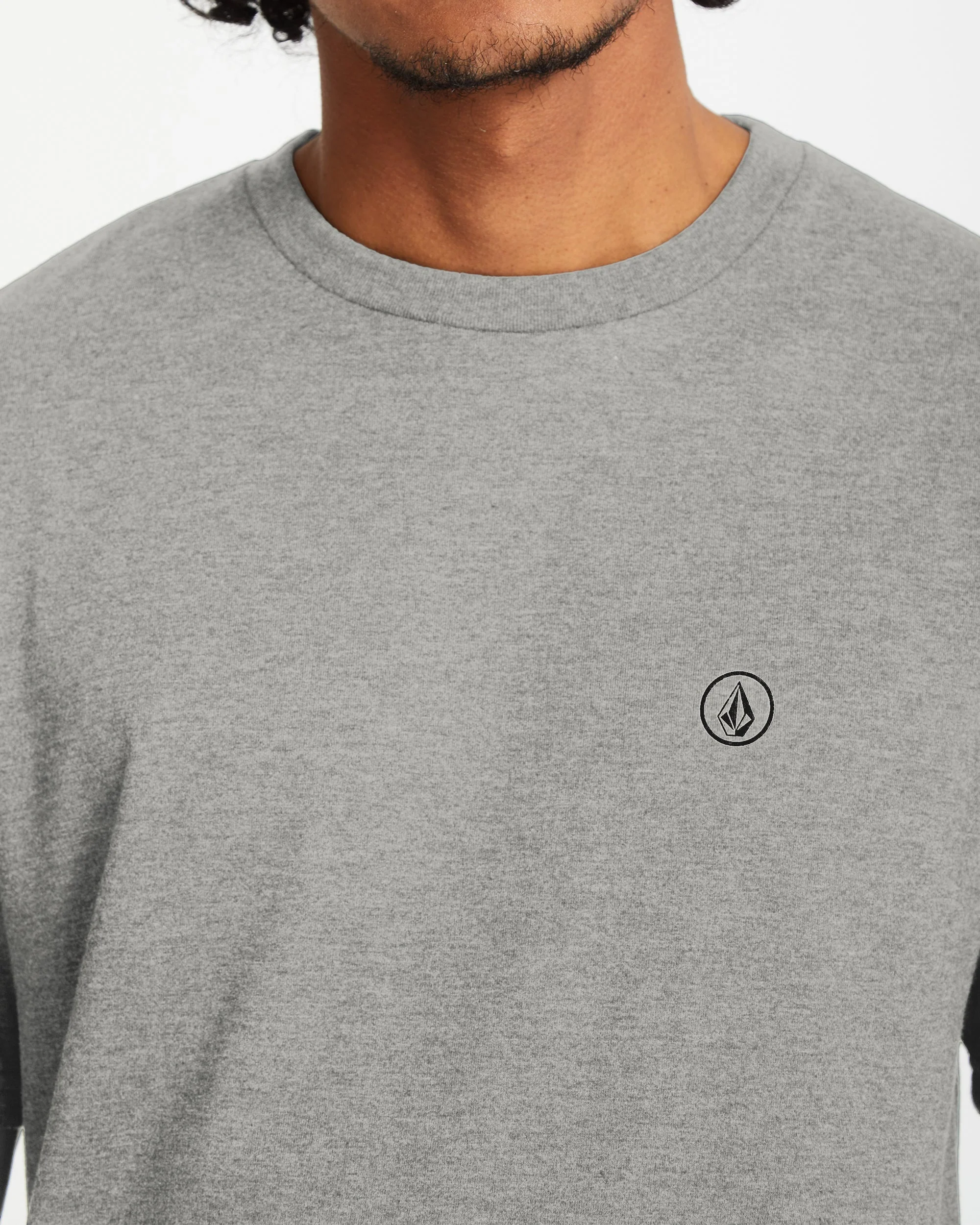 Circle Blanks T-Shirt - Heather Grey - Image 3