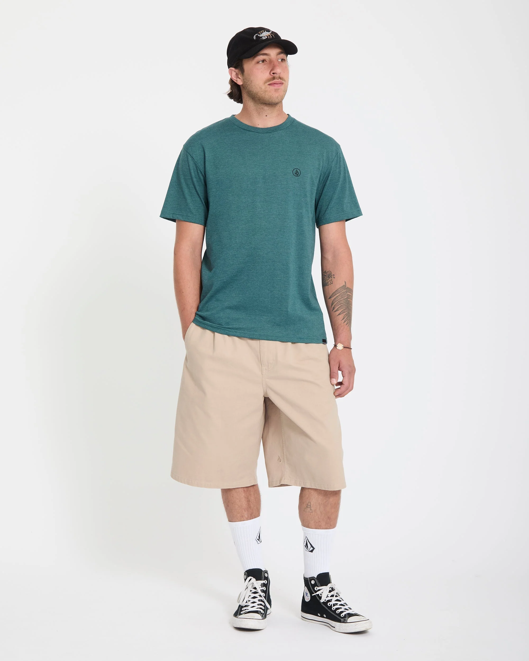 Circle Blanks T-Shirt - Rifle Green - Image 5