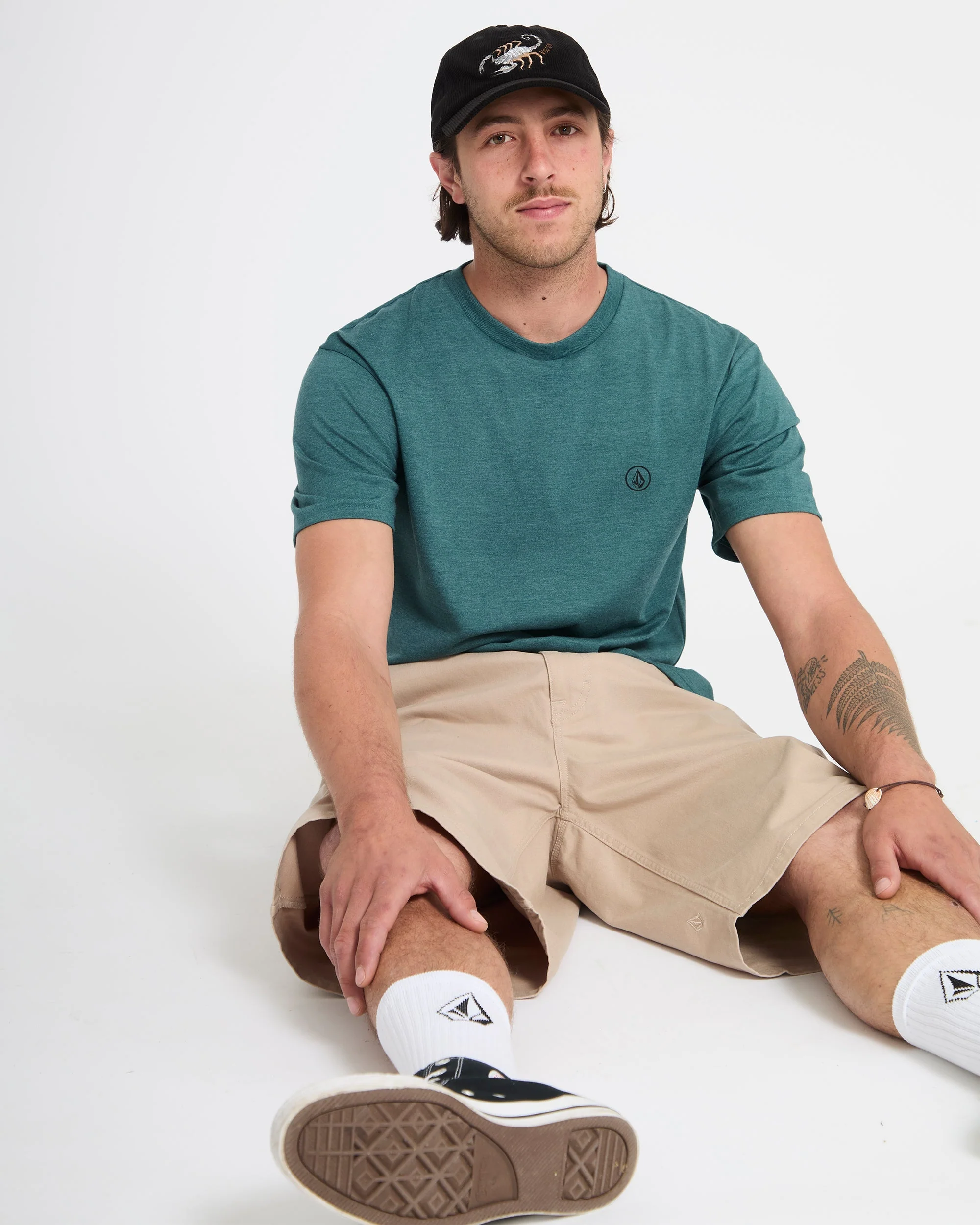 Circle Blanks T-Shirt - Rifle Green - Image 6