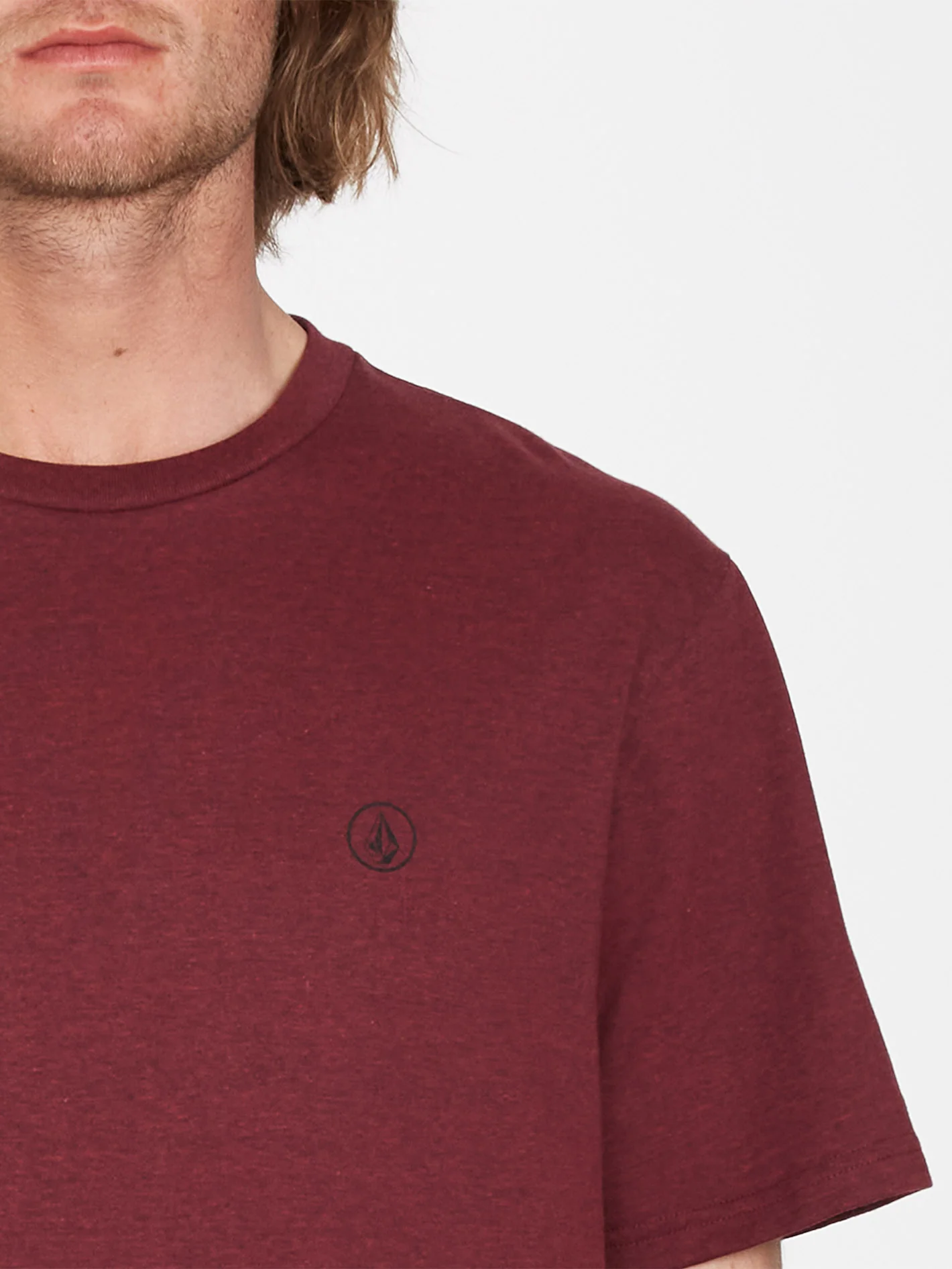Circle Blanks T-shirt - PLUM - Image 3