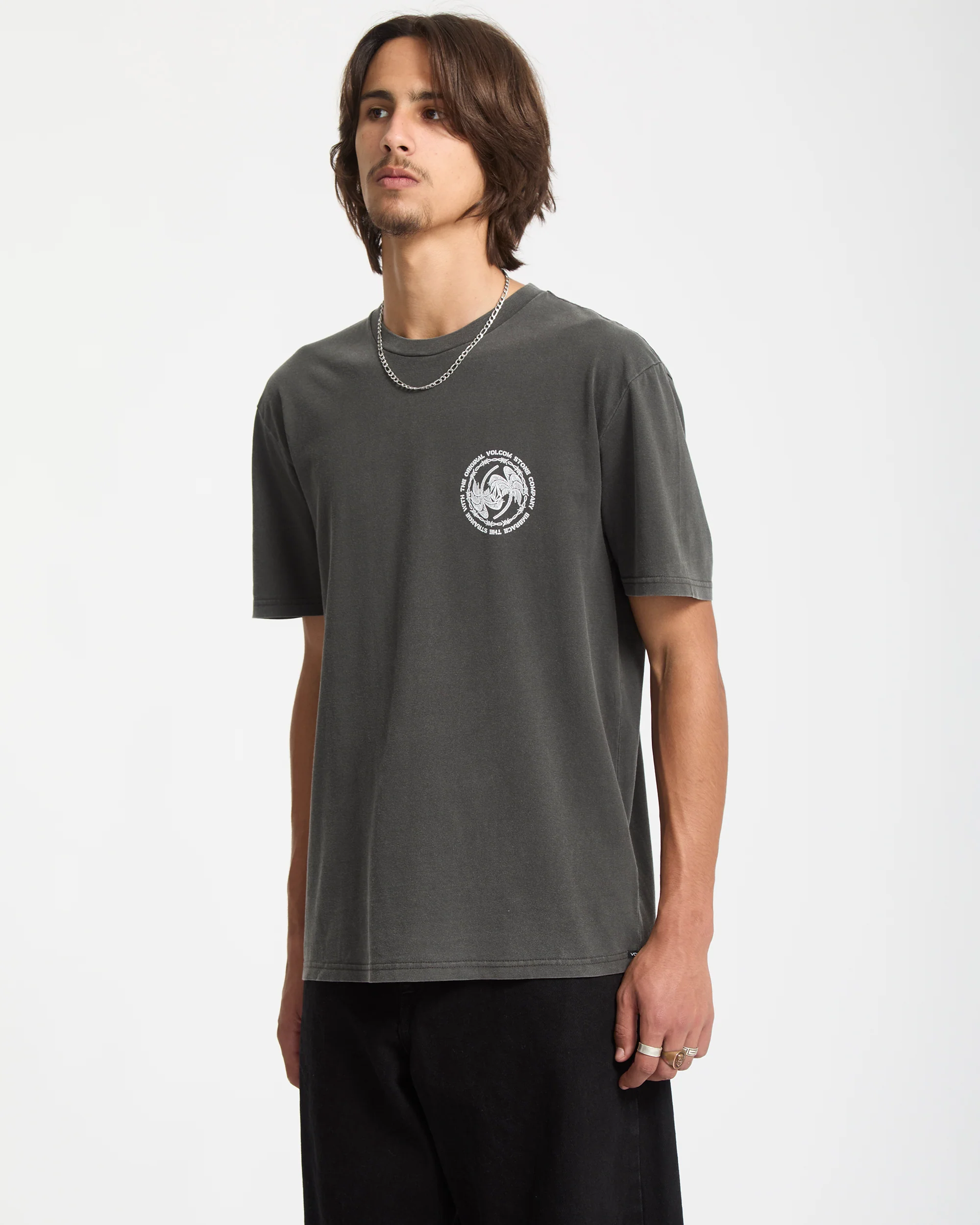 Circlepalm T-Shirt - Black - Image 8