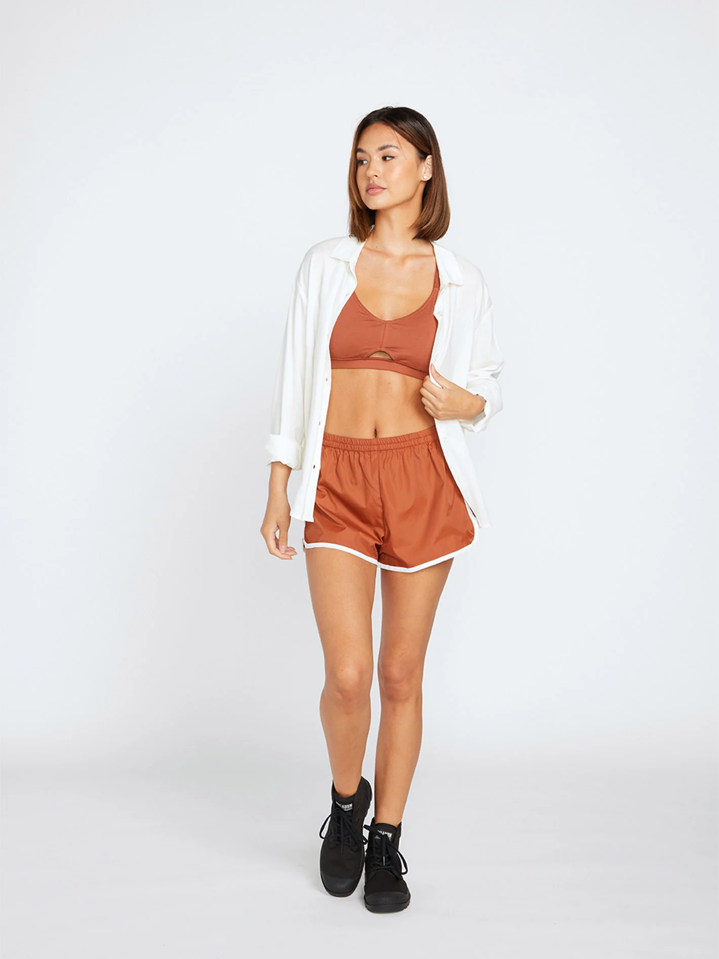 Coco Ho Runner Short - DARK CLAY - Image 10