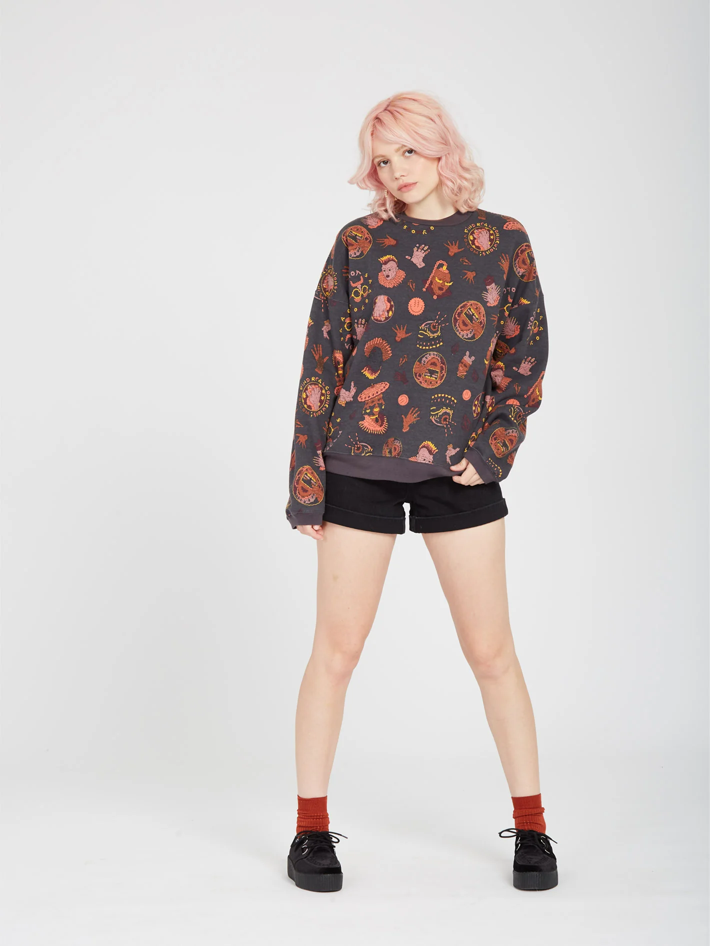 Connected Minds Sweatshirt - BLACK - Image 6