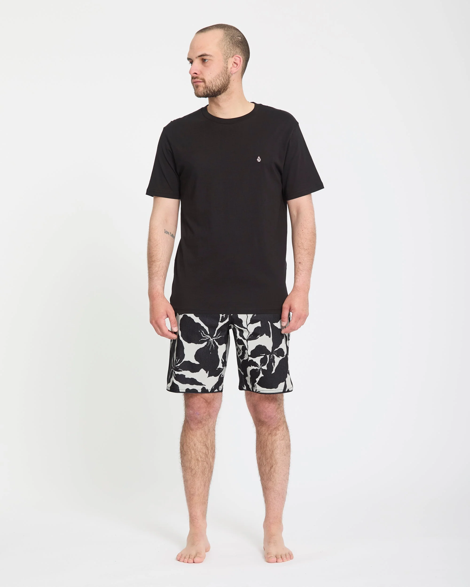 Contact Scallop Stoney 19" Boardshort - Off White - Image 6