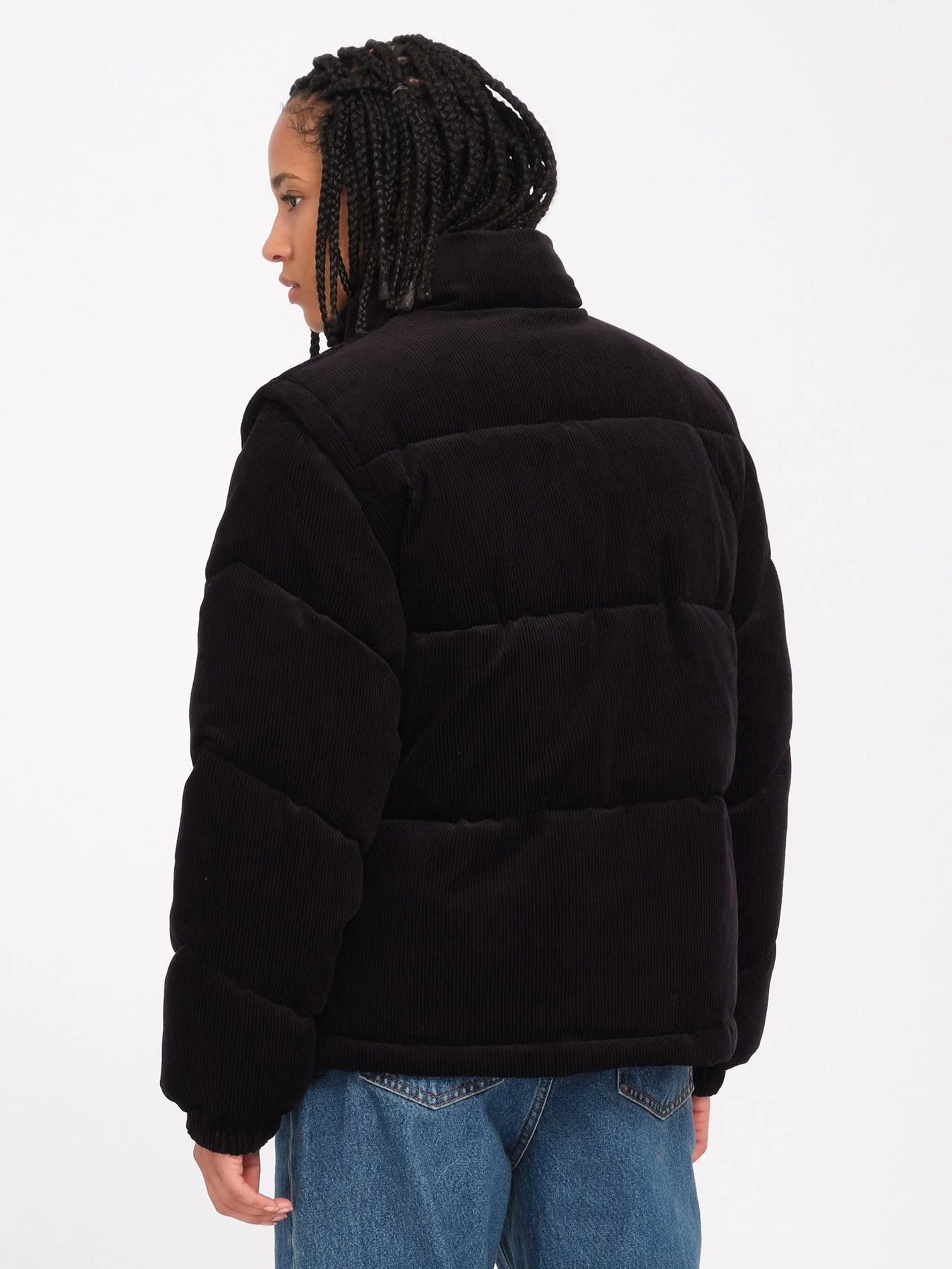 Cord'N Puff Jacket - Black - Image 6