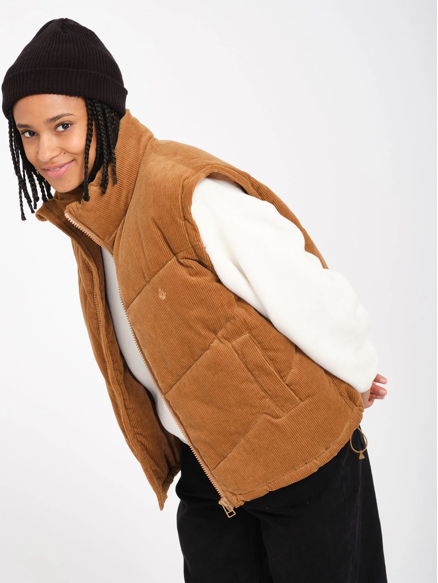 Cord'N Puff Jacket - Vintage Brown - Image 10