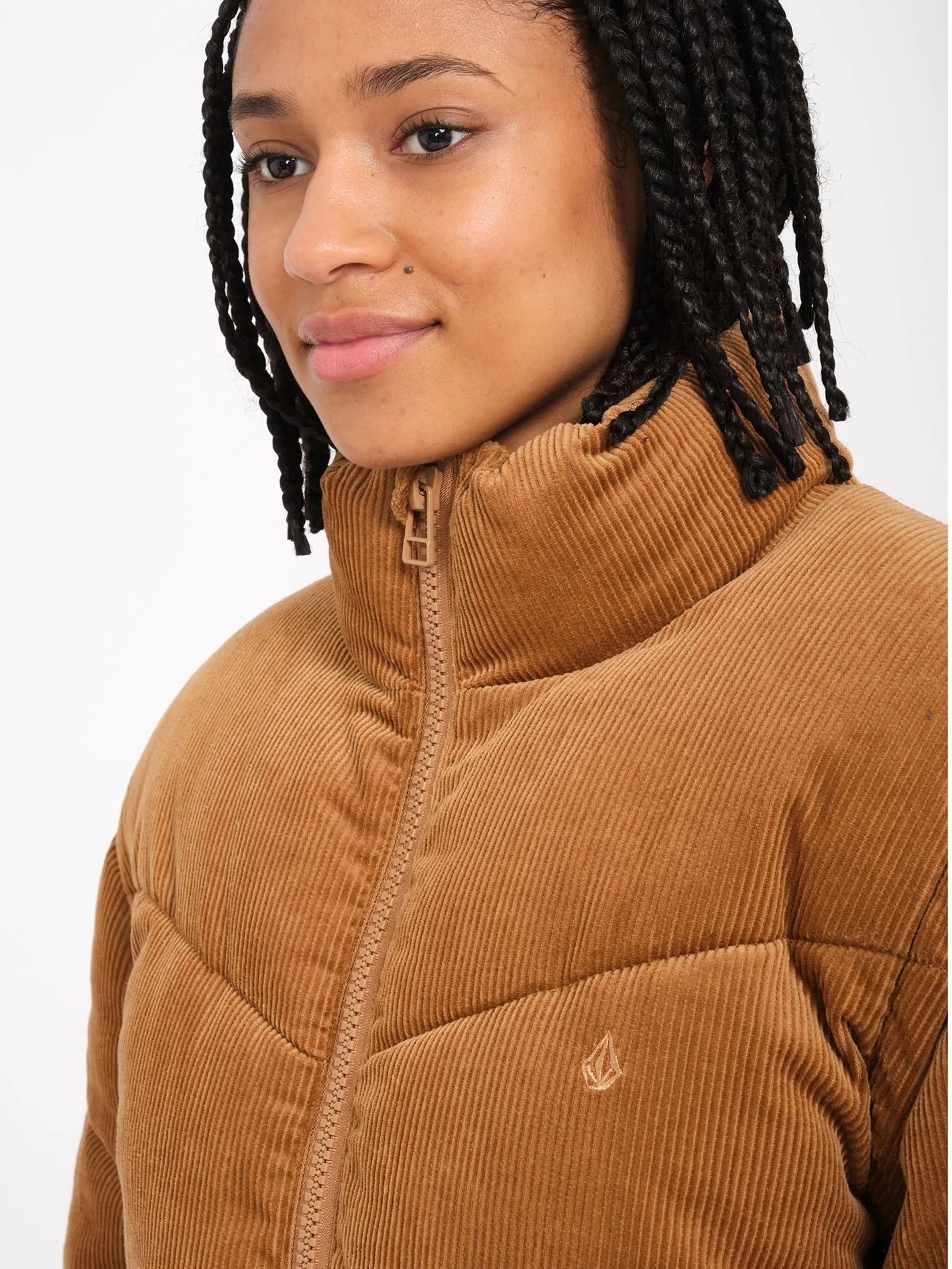 Cord'N Puff Jacket - Vintage Brown - Image 4