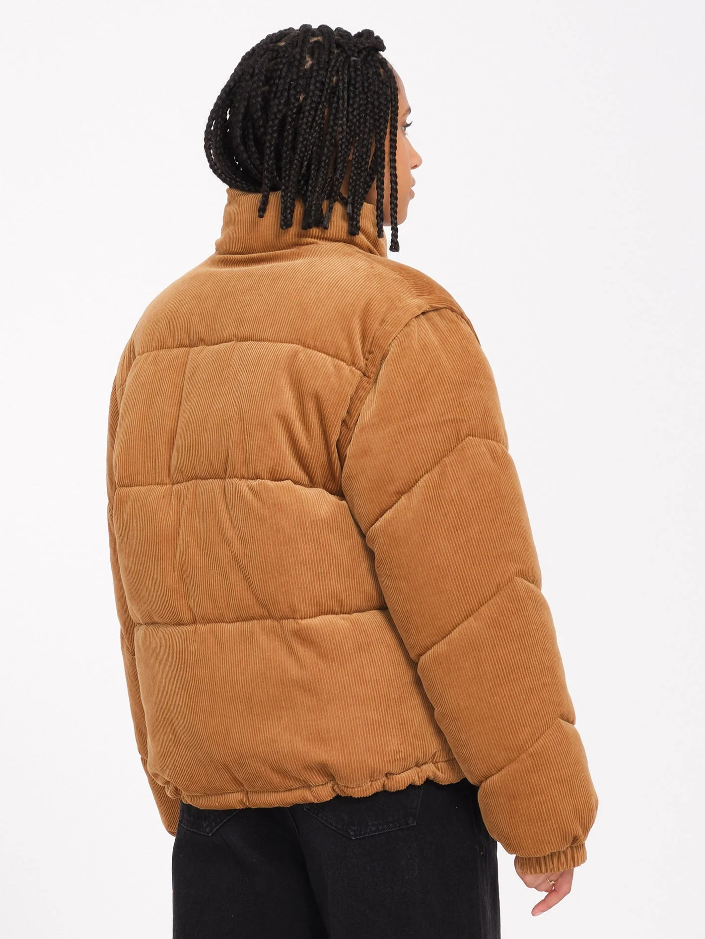 Cord'N Puff Jacket - Vintage Brown - Image 7