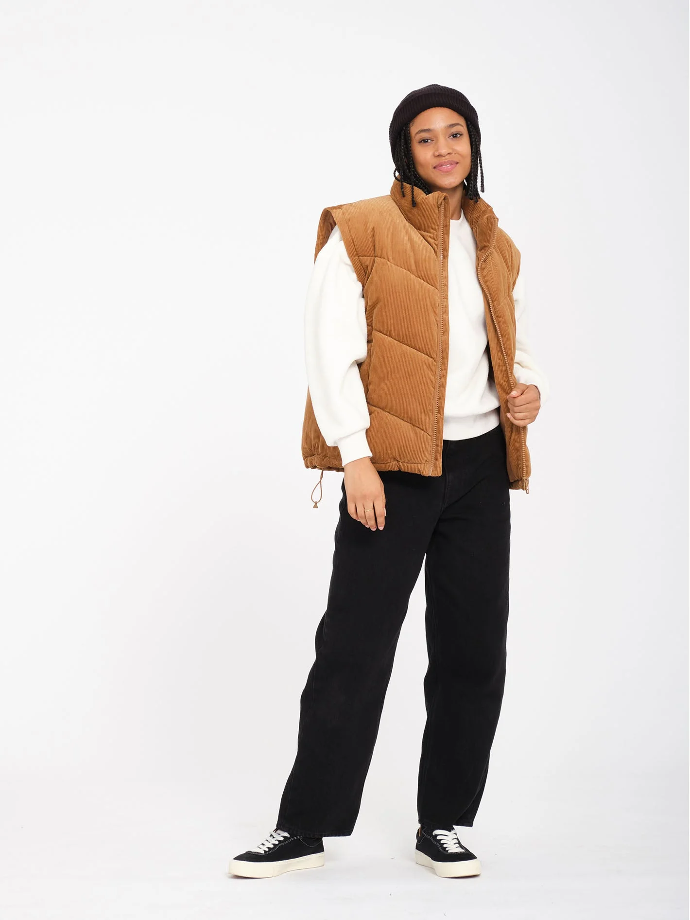Cord'N Puff Jacket - Vintage Brown - Image 8