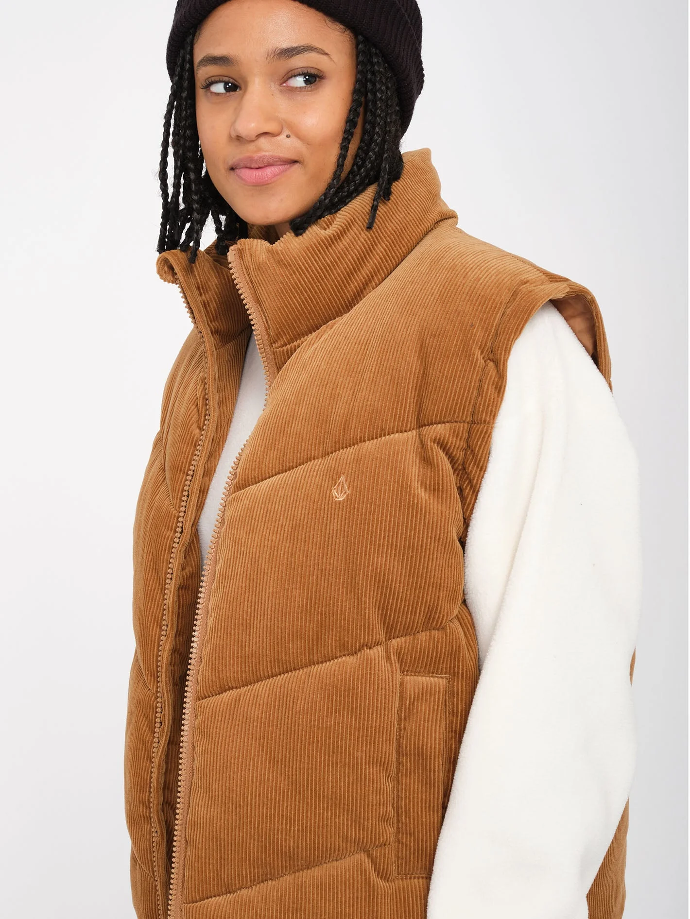 Cord'N Puff Jacket - Vintage Brown - Image 9