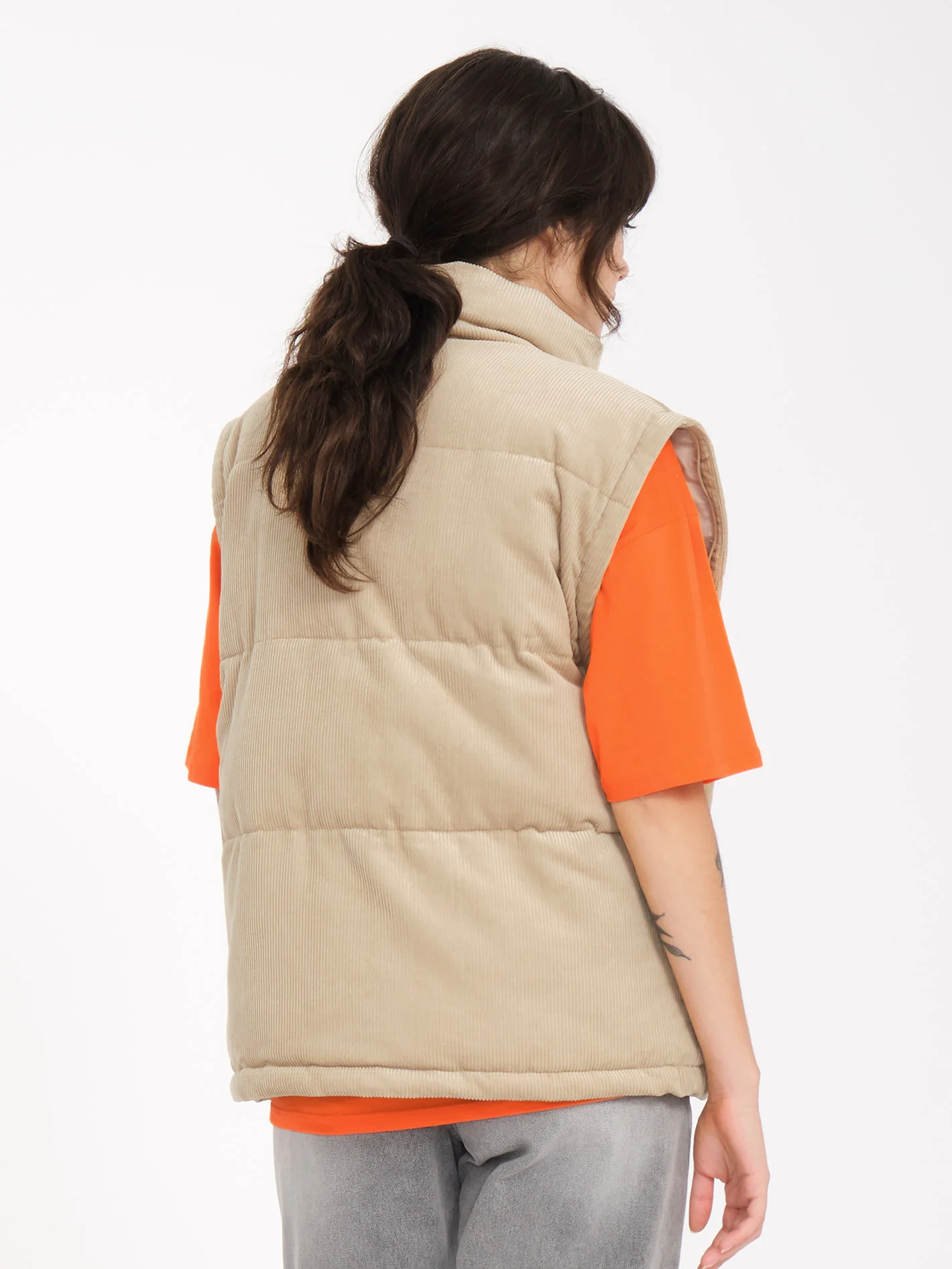 Cord'N Puff Jacket - KHAKI - Image 3