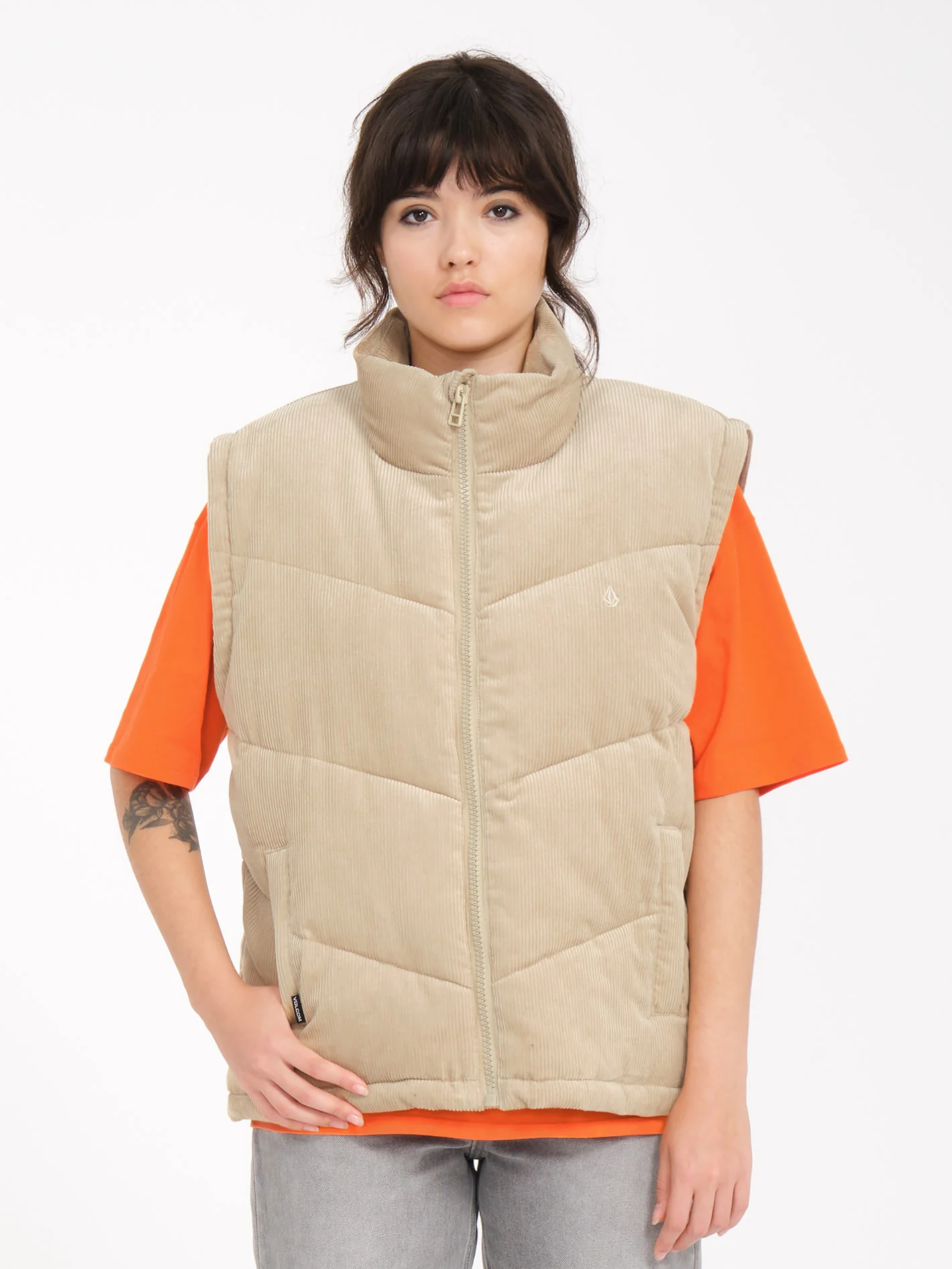 Cord'N Puff Jacket - KHAKI - Image 4