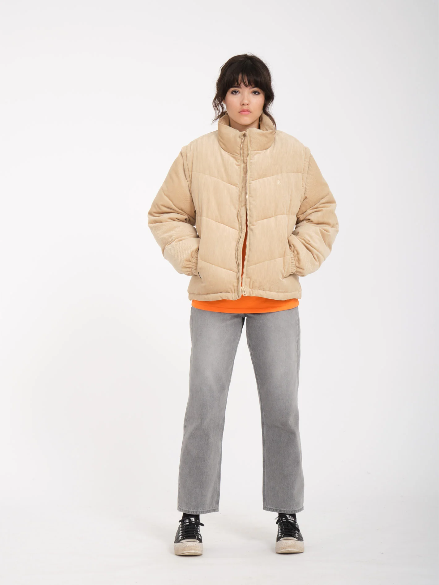 Cord'N Puff Jacket - KHAKI - Image 7