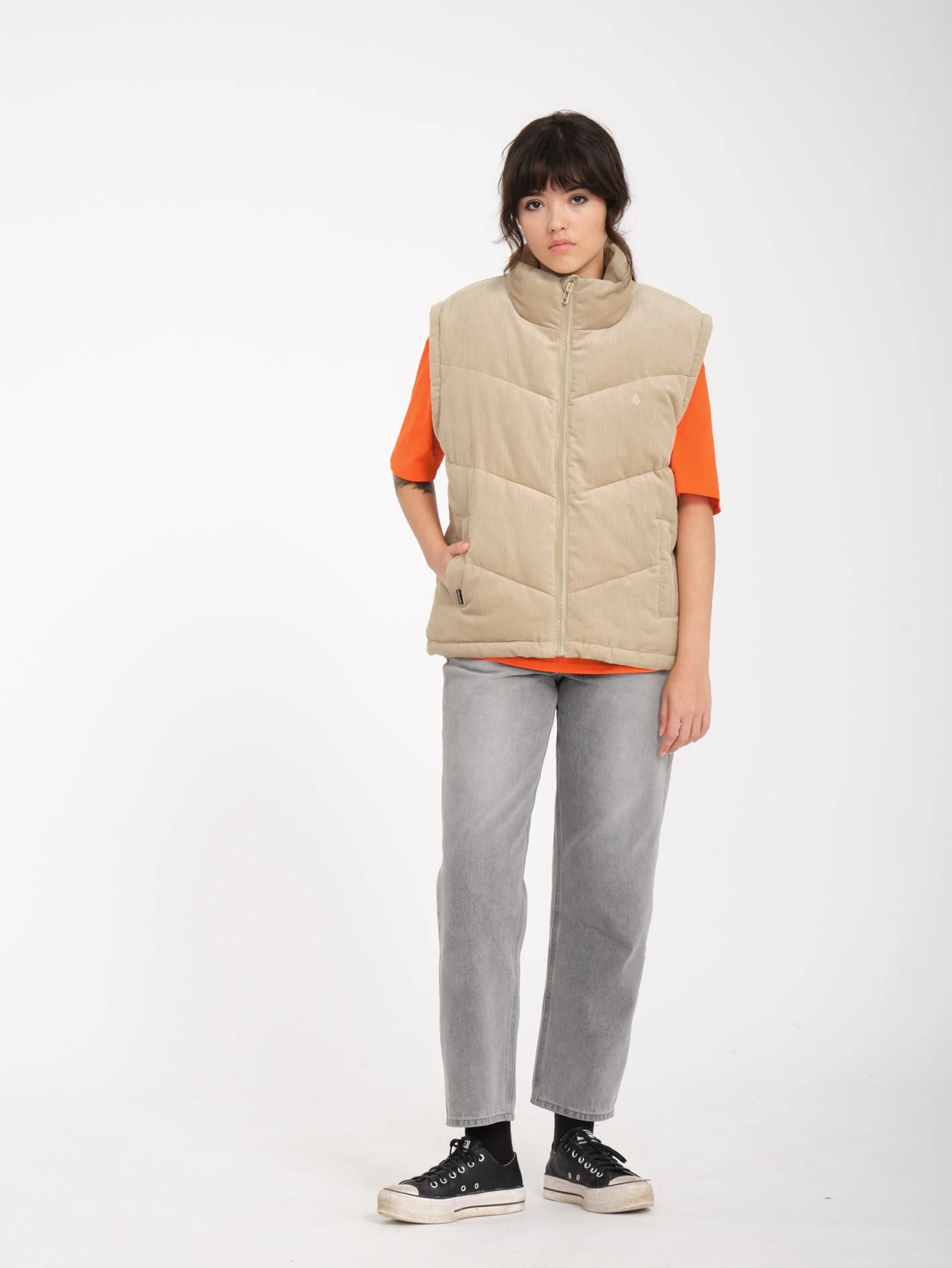 Cord'N Puff Jacket - KHAKI - Image 8