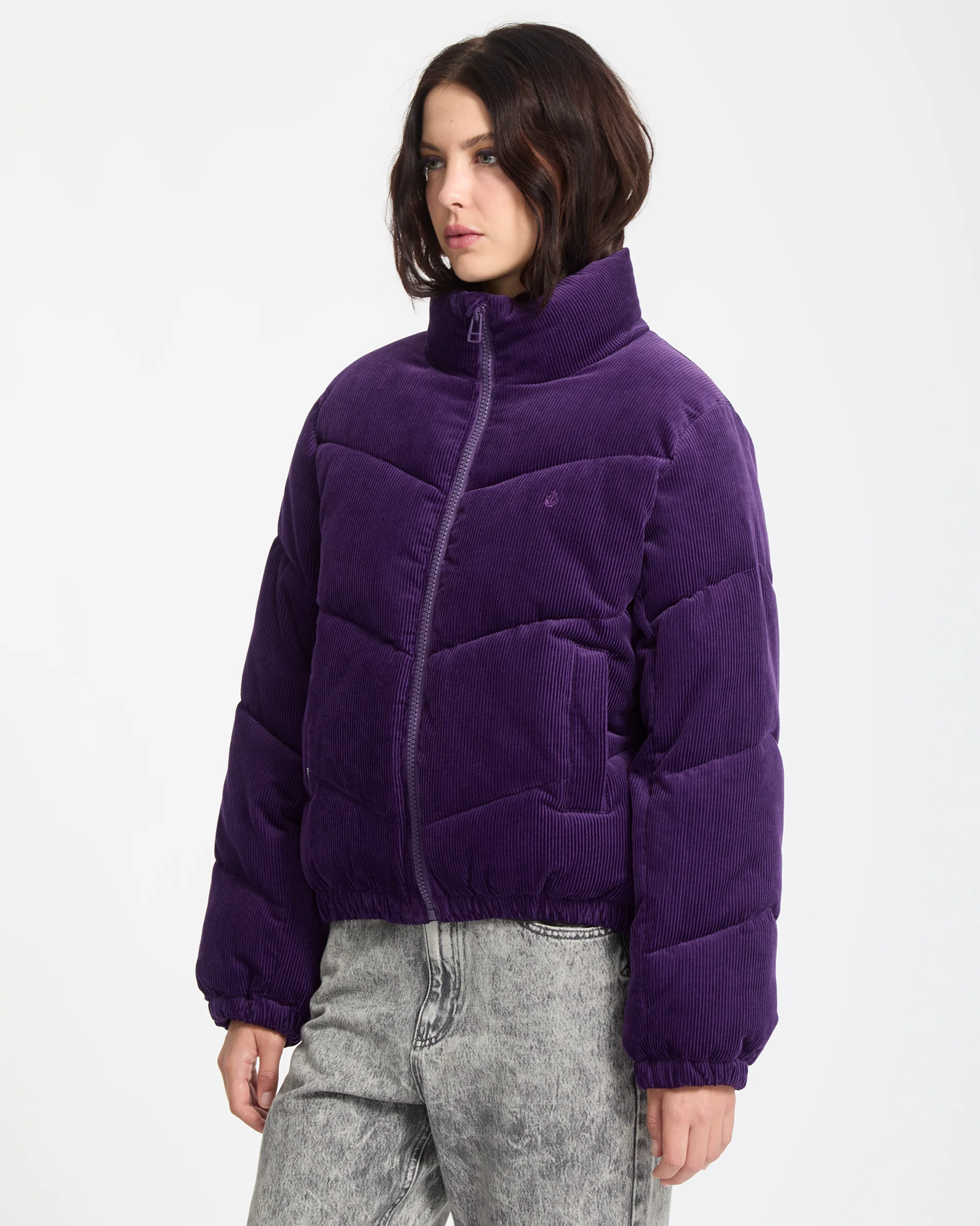 Cord'N Stone Puff Jacket - Acai - Image 8