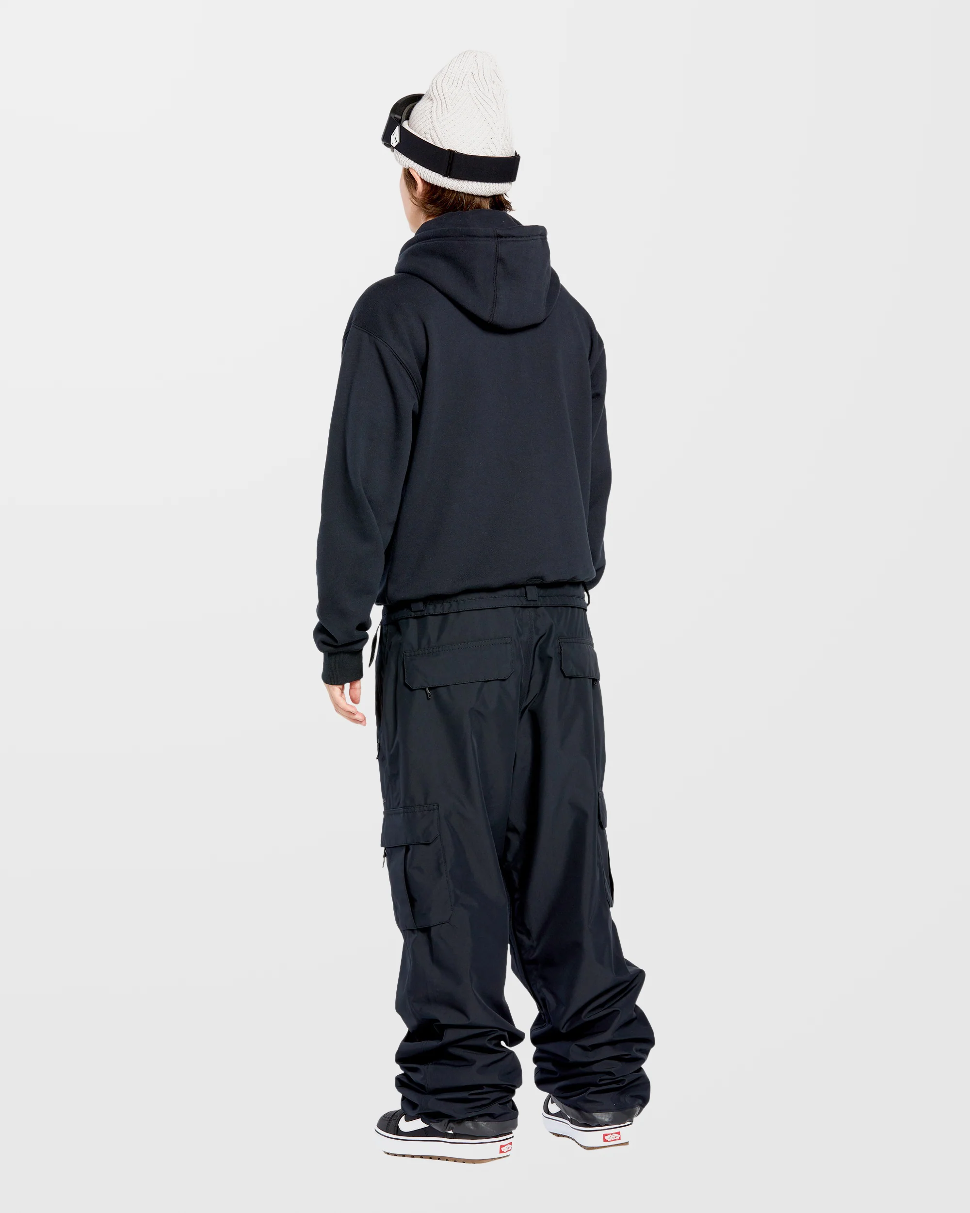Costus Fleece Hoodie - Black - Image 4