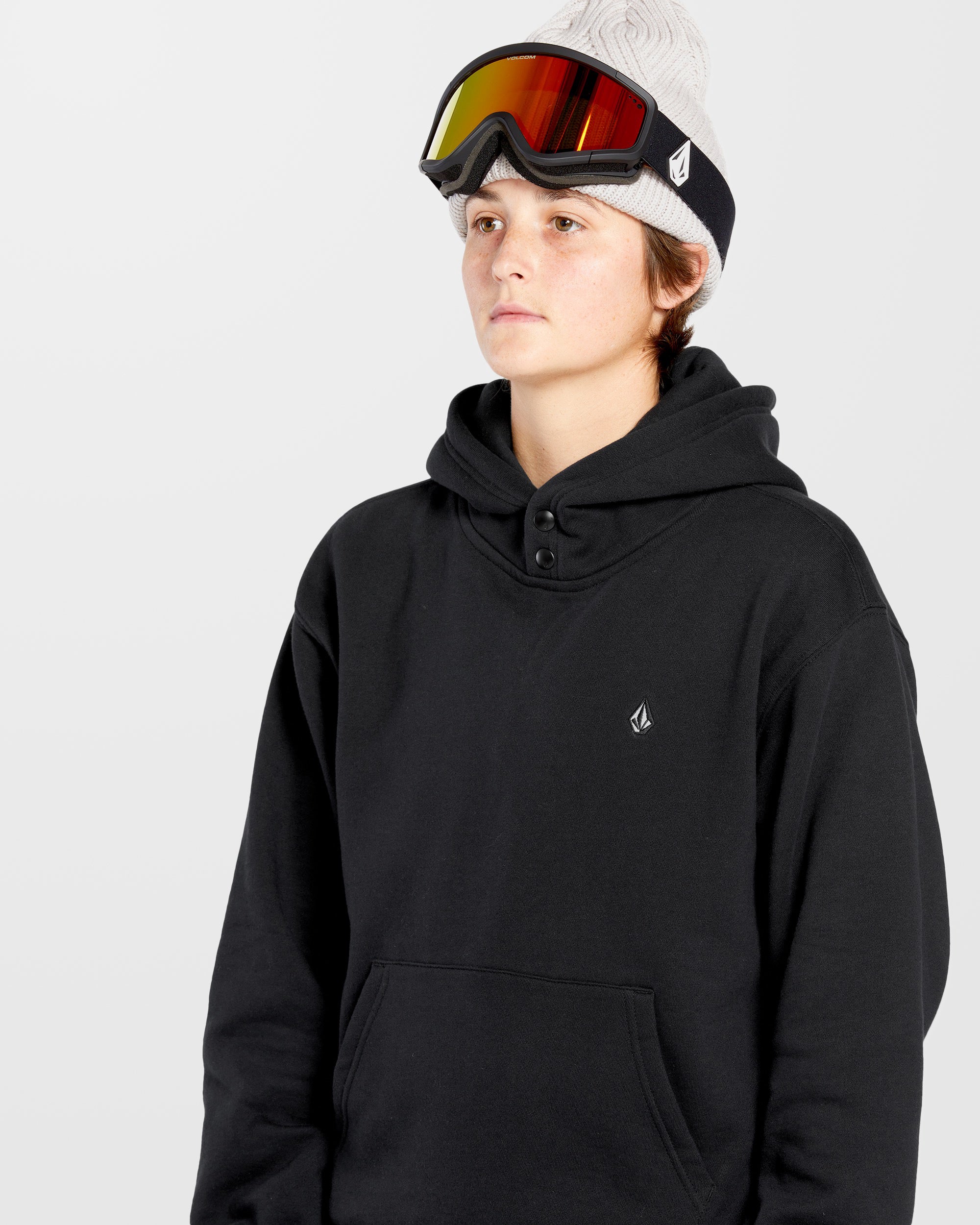 Costus Fleece Hoodie - Black - Image 5