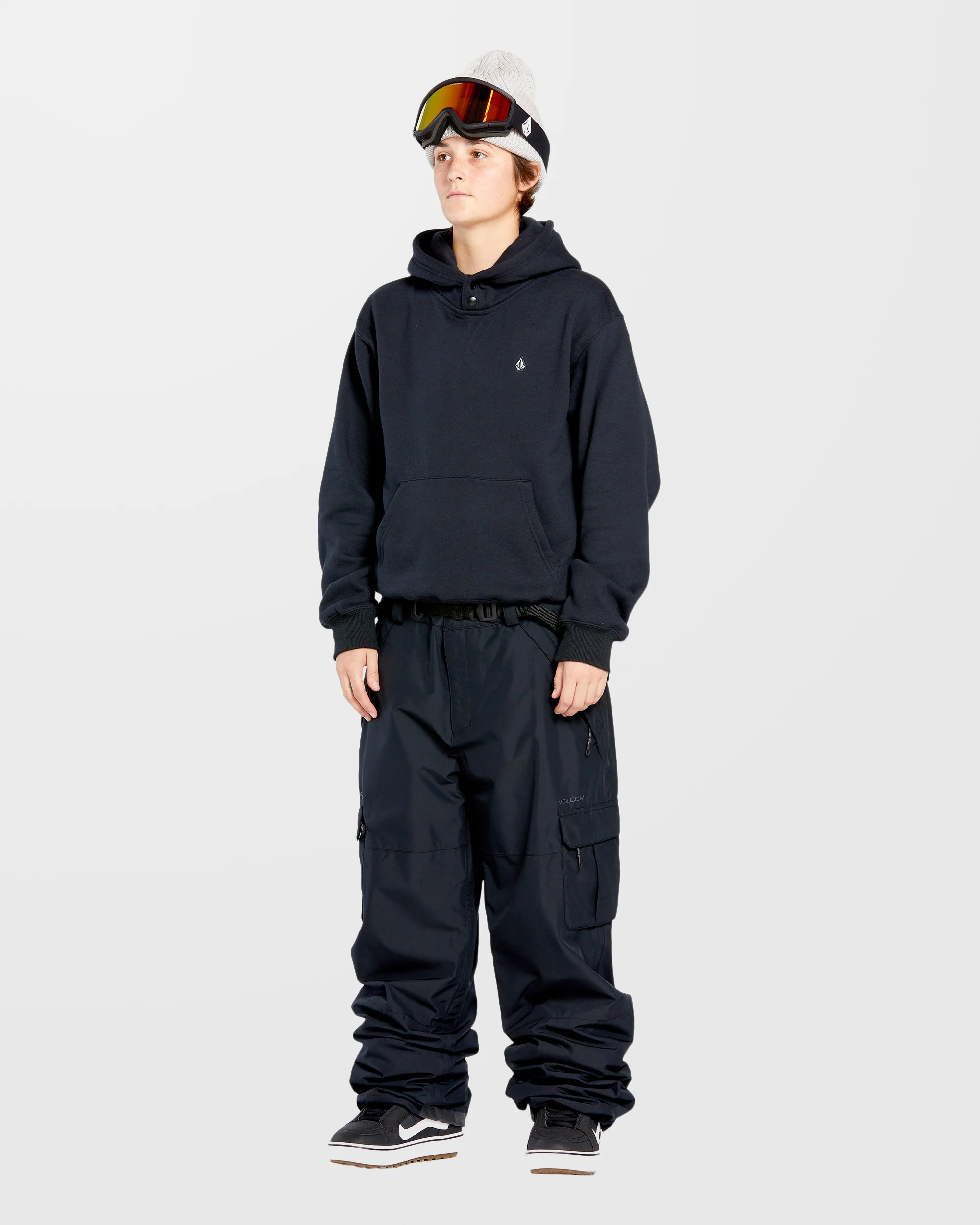 Costus Fleece Hoodie - Black - Image 6