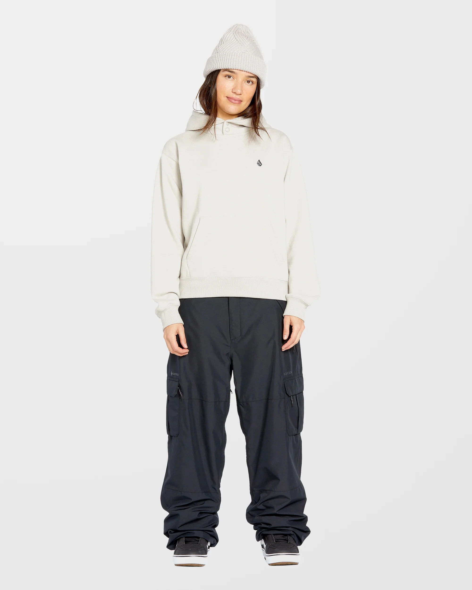 Costus Fleece Hoodie - Stone - Image 5