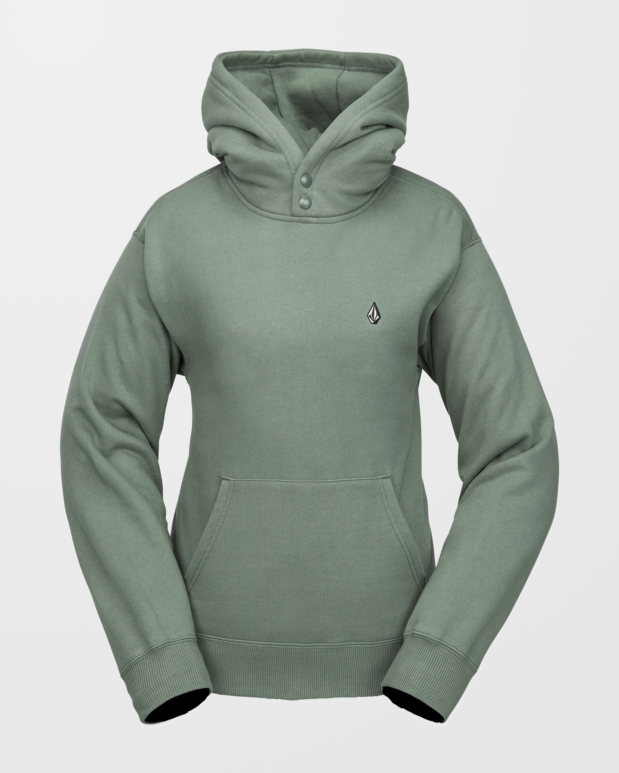 Costus Fleece Hoodie - Lichen Green - Image 2