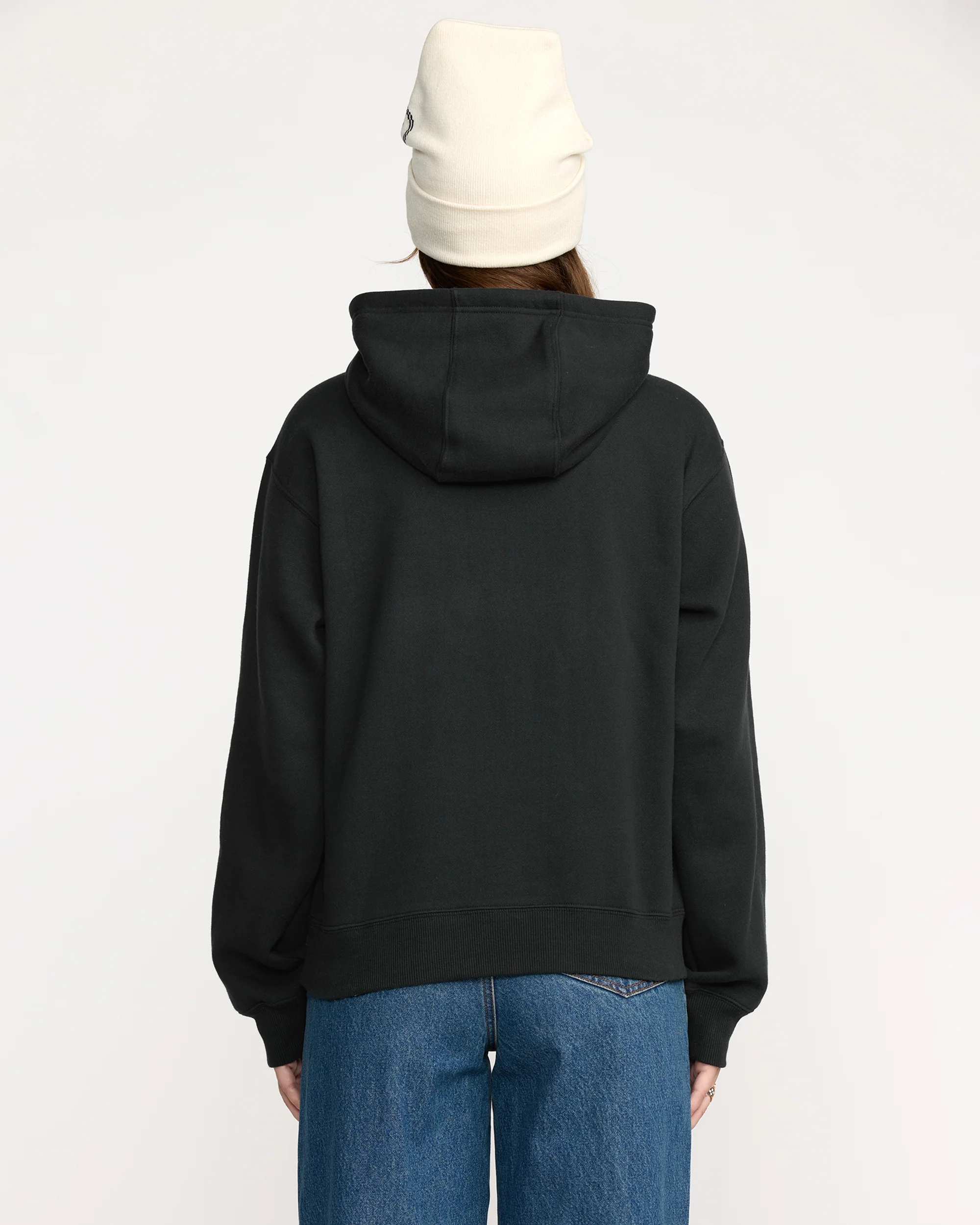 Costus Fleece Hoodie - Black - Image 2