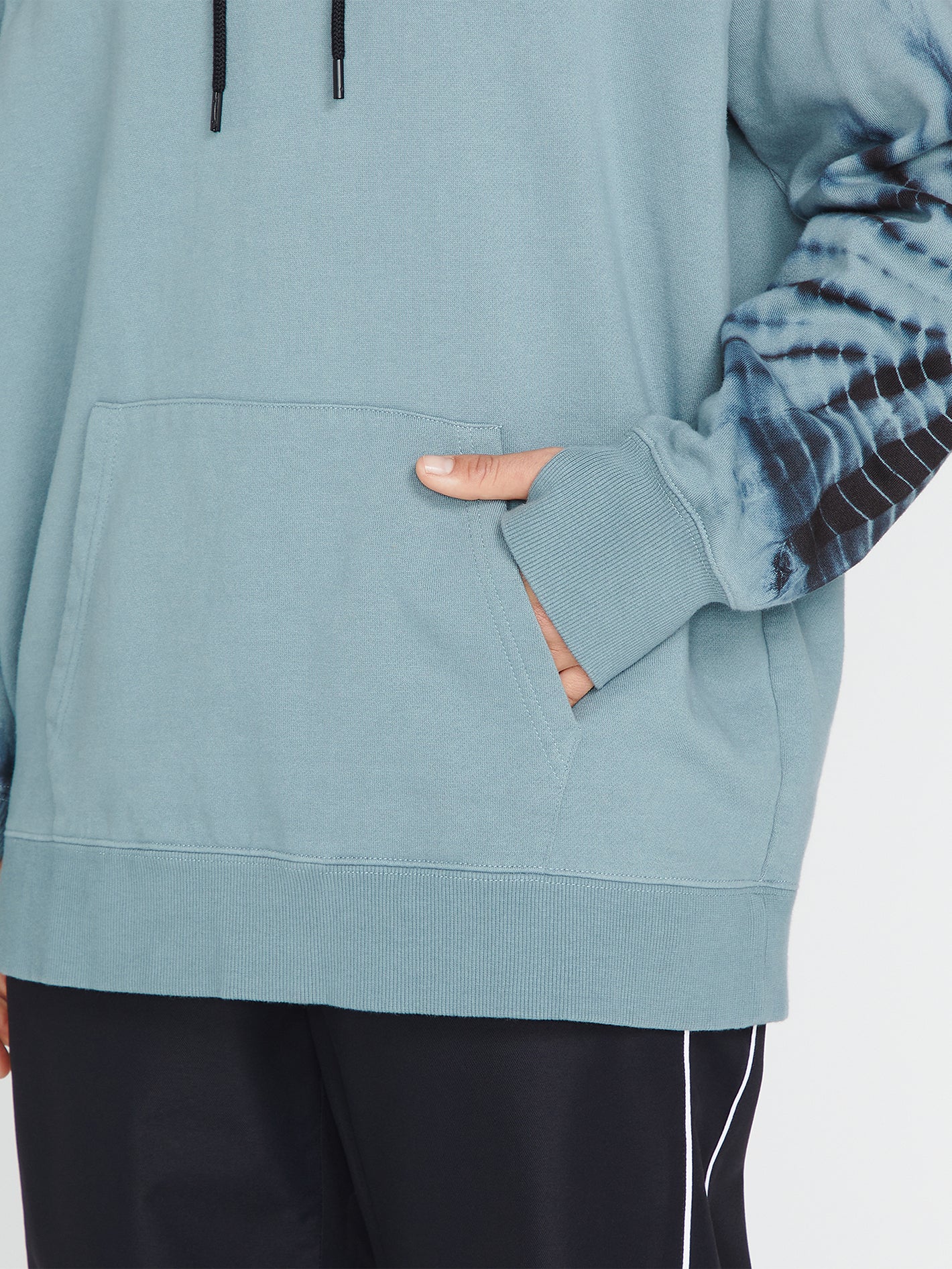 Costus Fleece Hoodie - Green Ash - Image 3