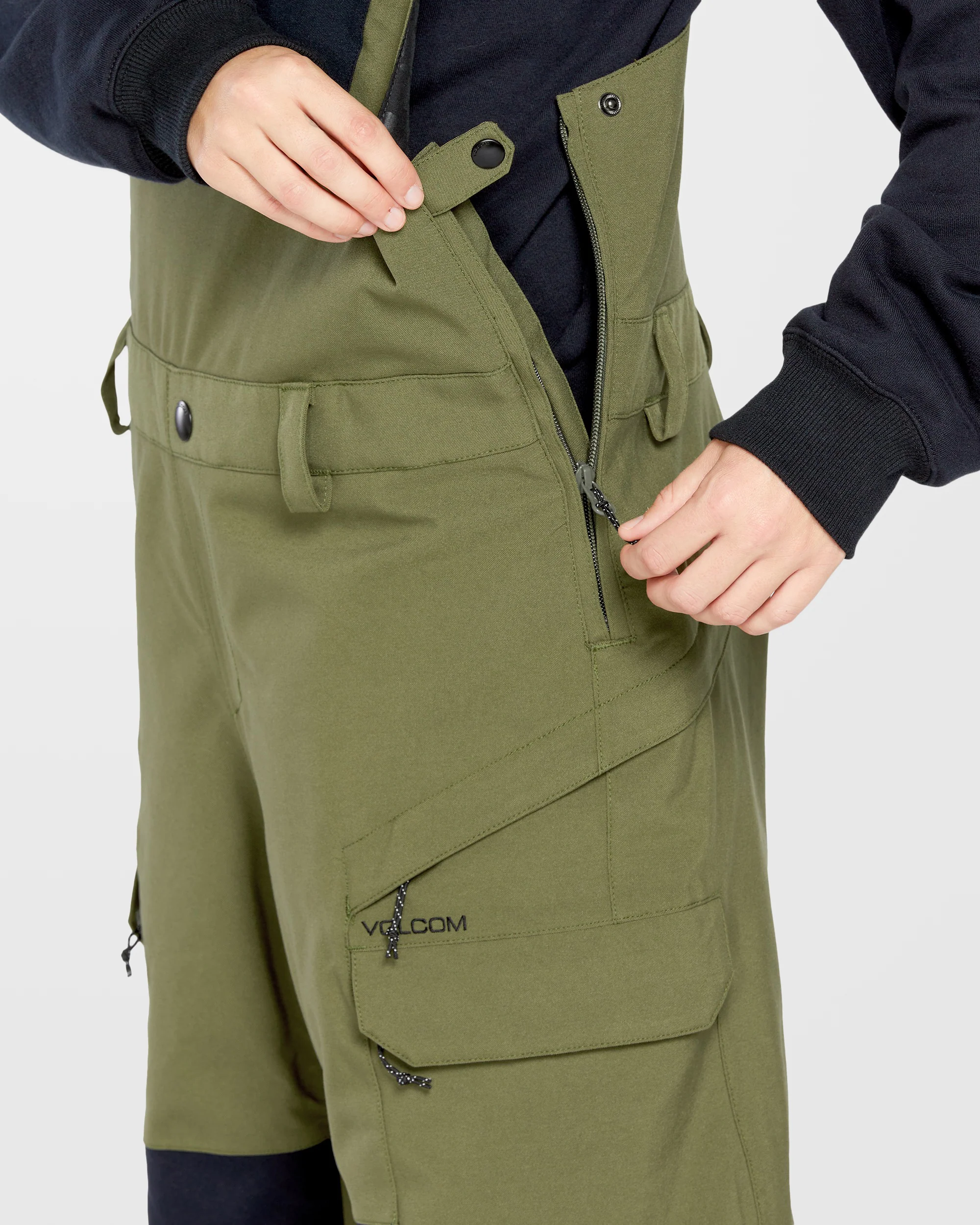 Creston 3D Stretch Bib Overall - Ivy - Image 7