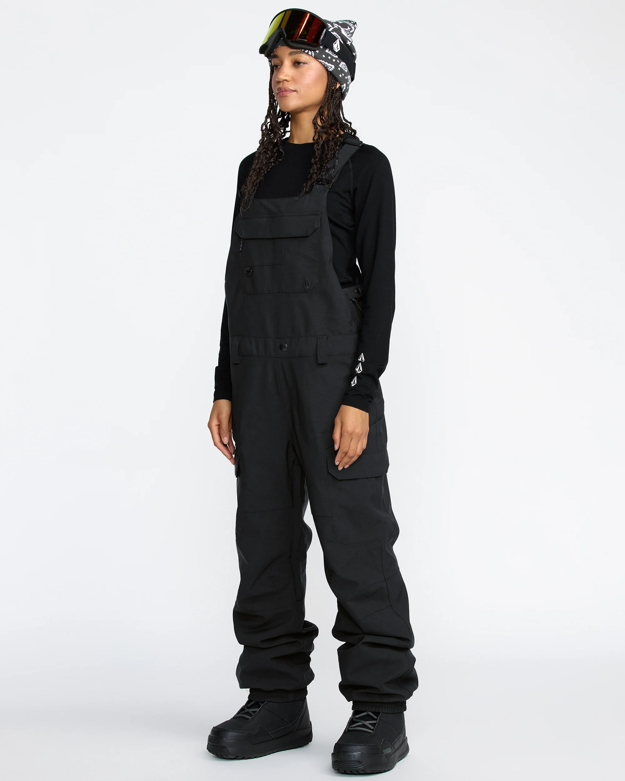 Creston 3D Stretch Bib Overall - Black - Image 10