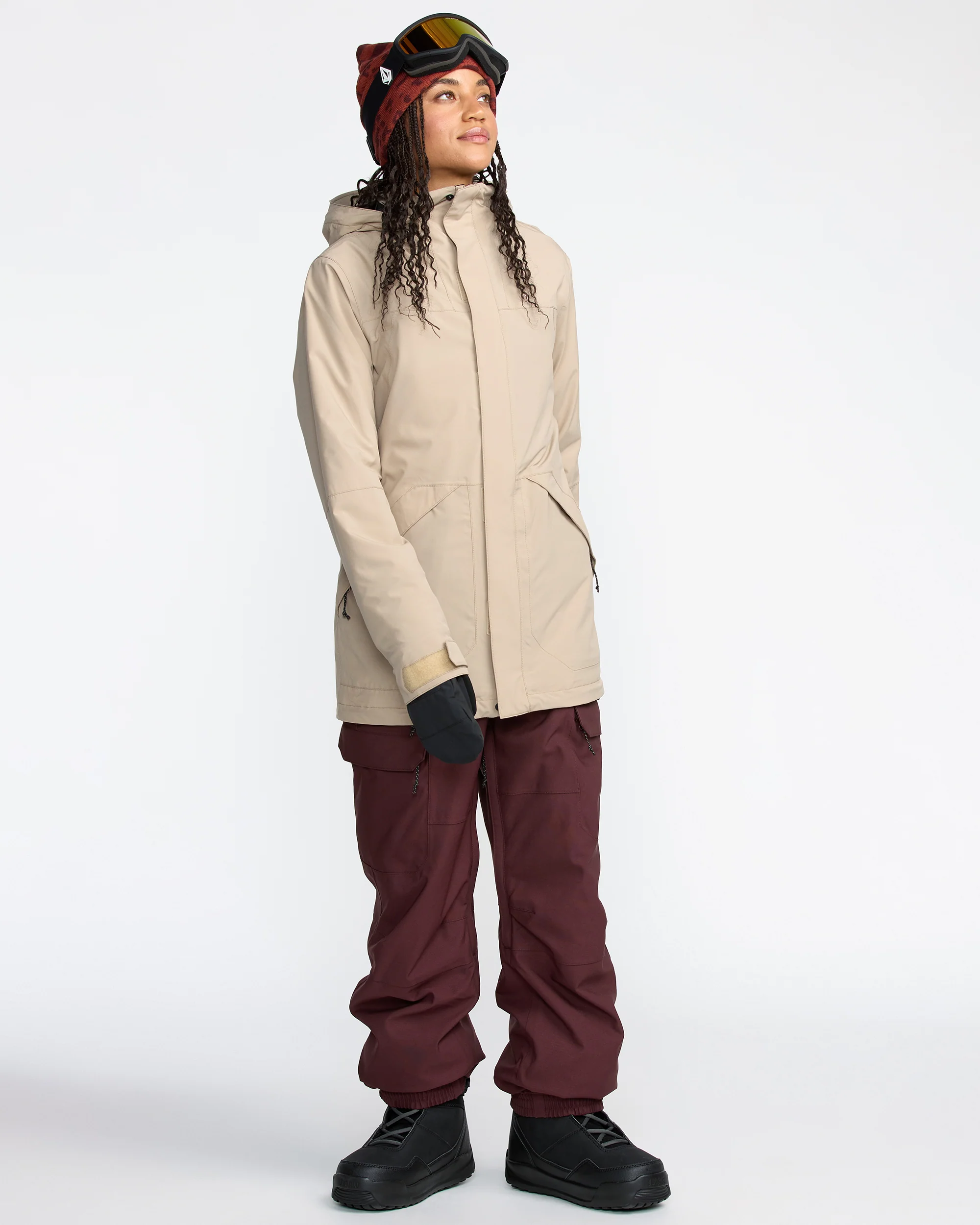 Creston 3D Stretch Bib Overall - Oxblood - Image 3