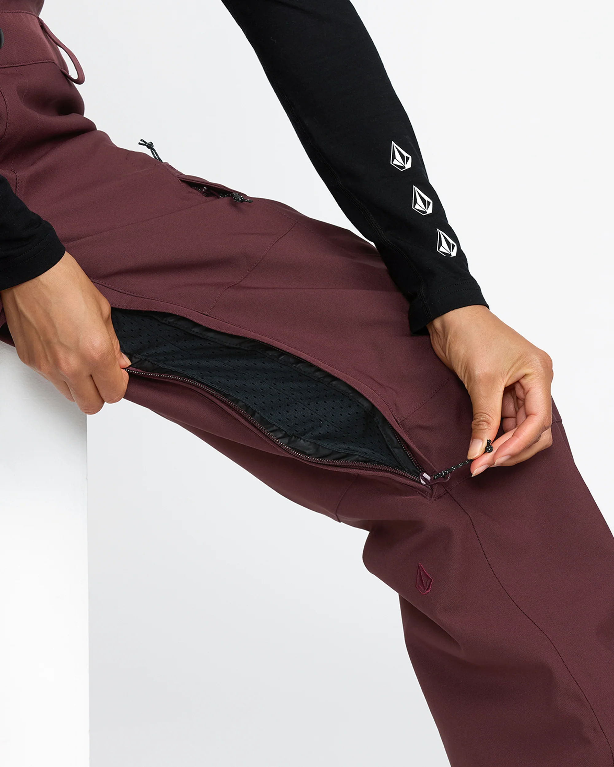 Creston 3D Stretch Bib Overall - Oxblood - Image 8