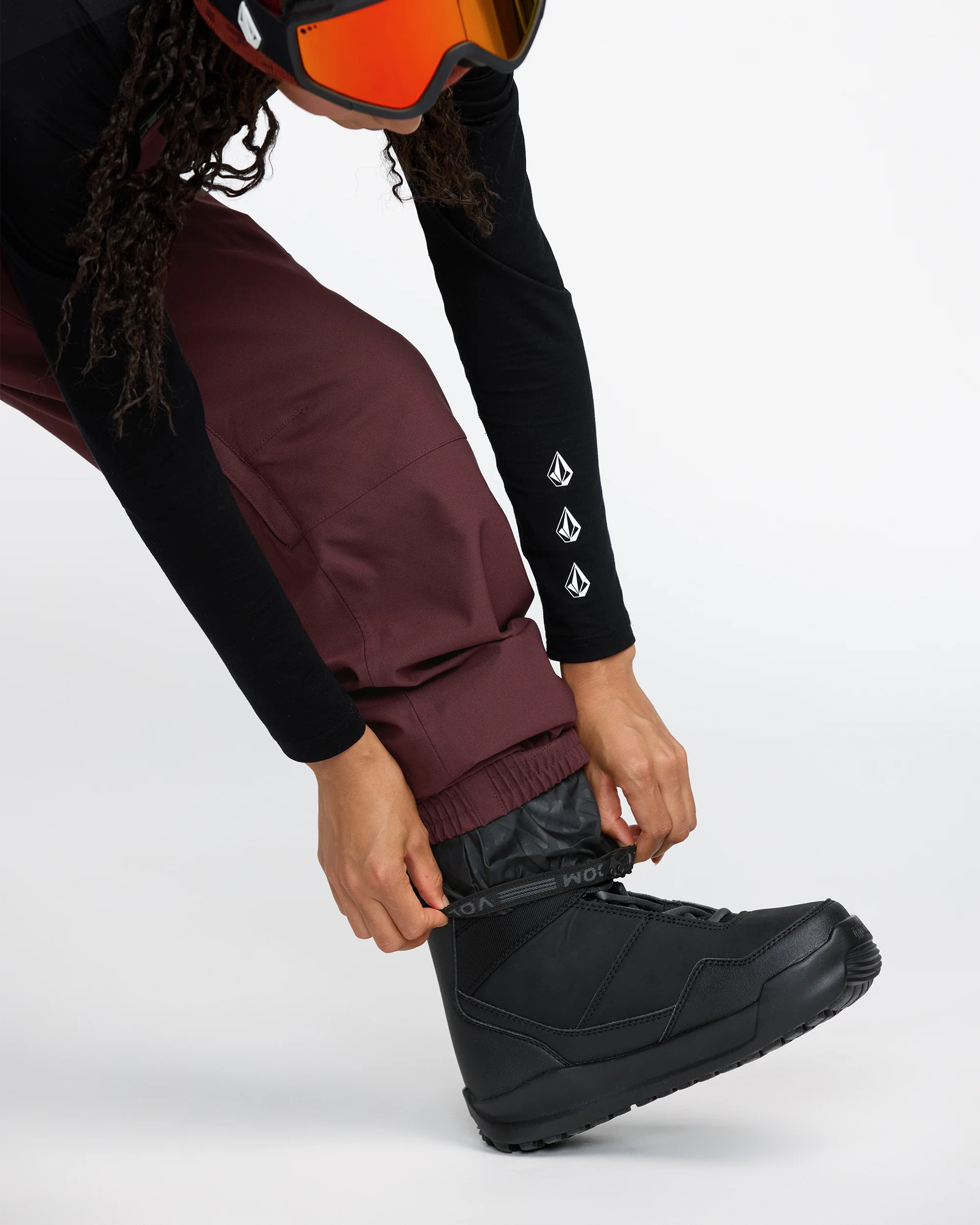 Creston 3D Stretch Bib Overall - Oxblood - Image 9