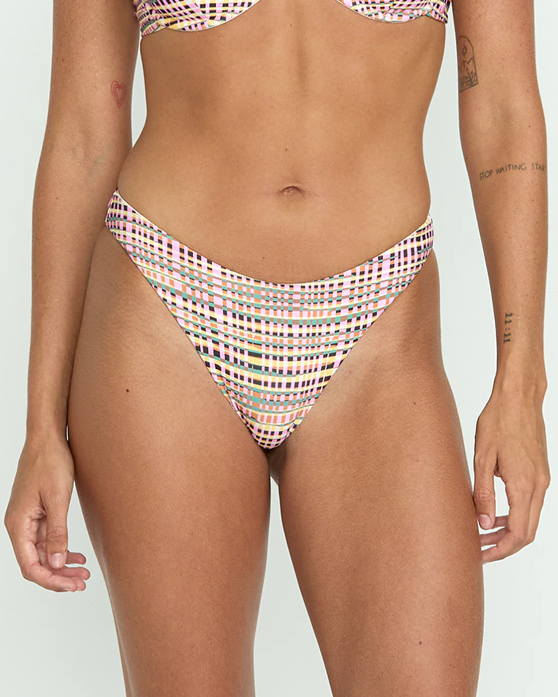 Crossed Path Skimpy Bikini Bottom - Multi - Image 2