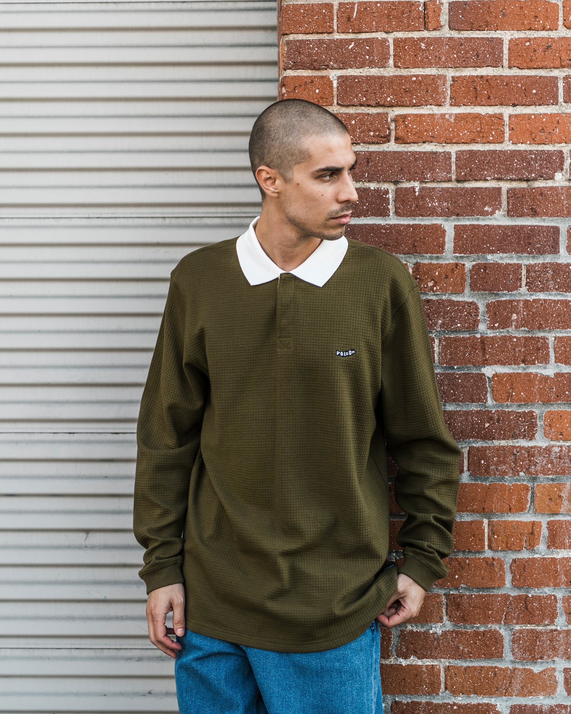 Curbstone Polo - Sage Leaf - Image 4